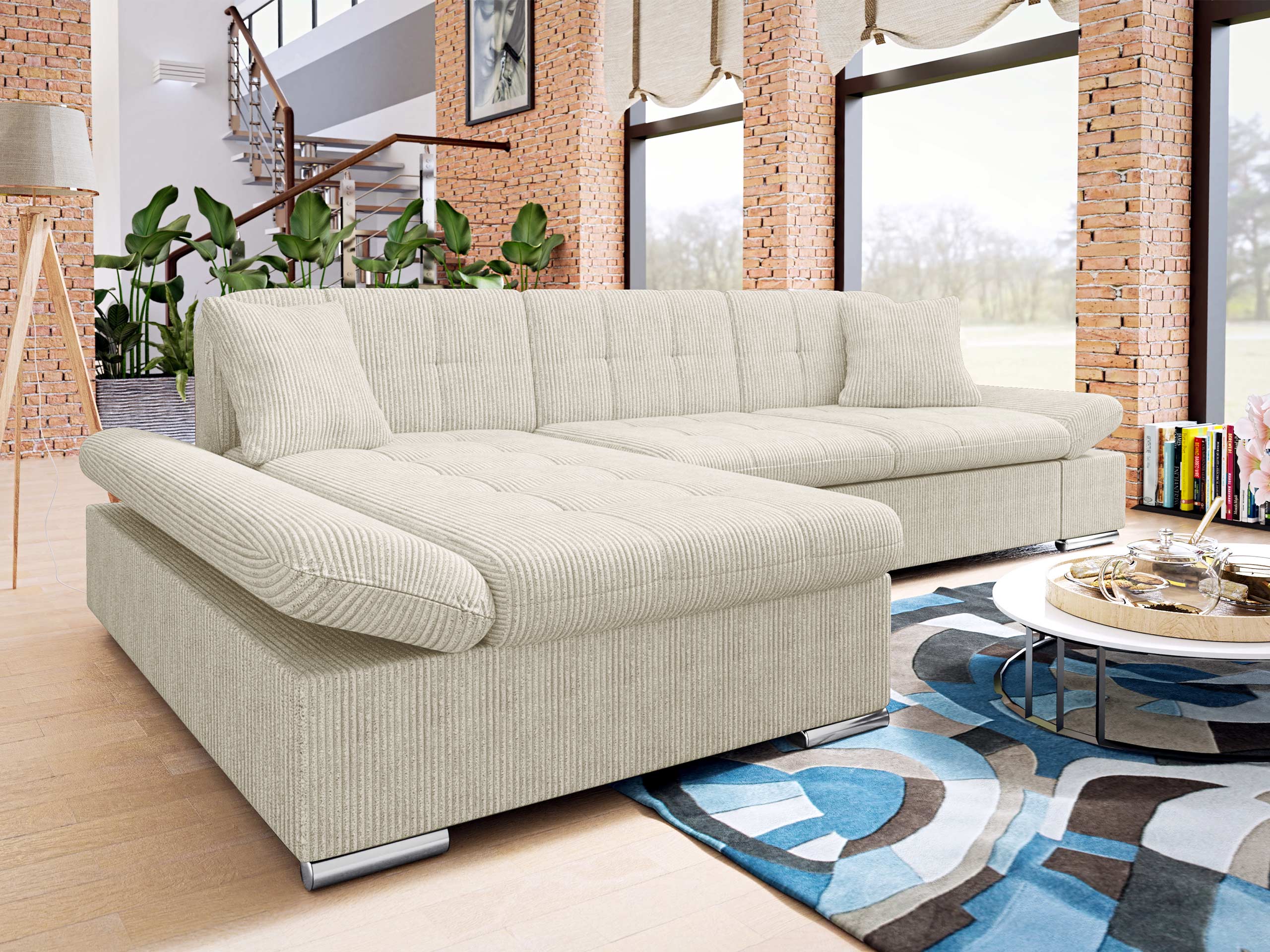 Corner sofa Comfivo Serenitas (Poso 100)