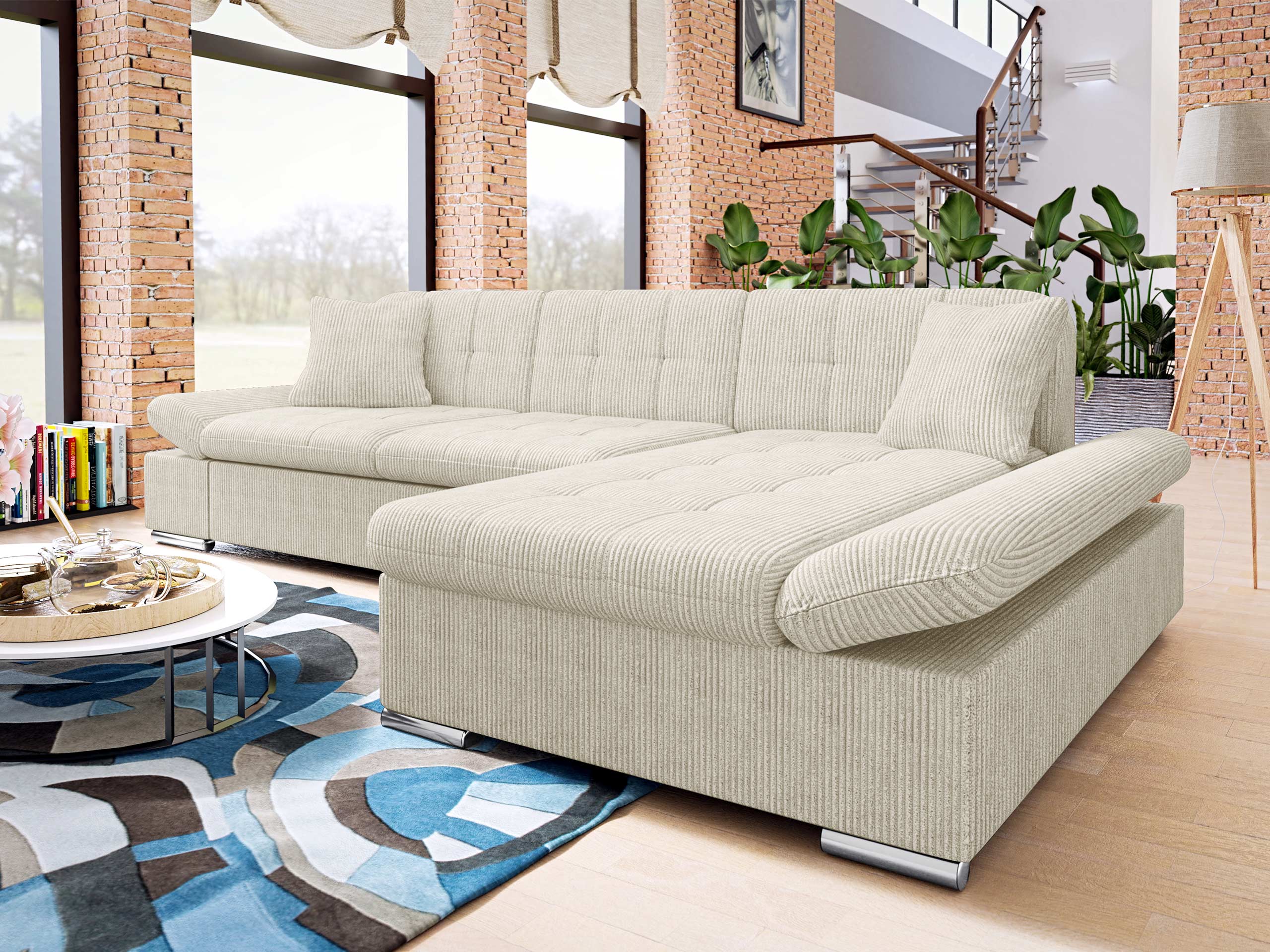 Corner sofa Comfivo Serenitas (Poso 100)