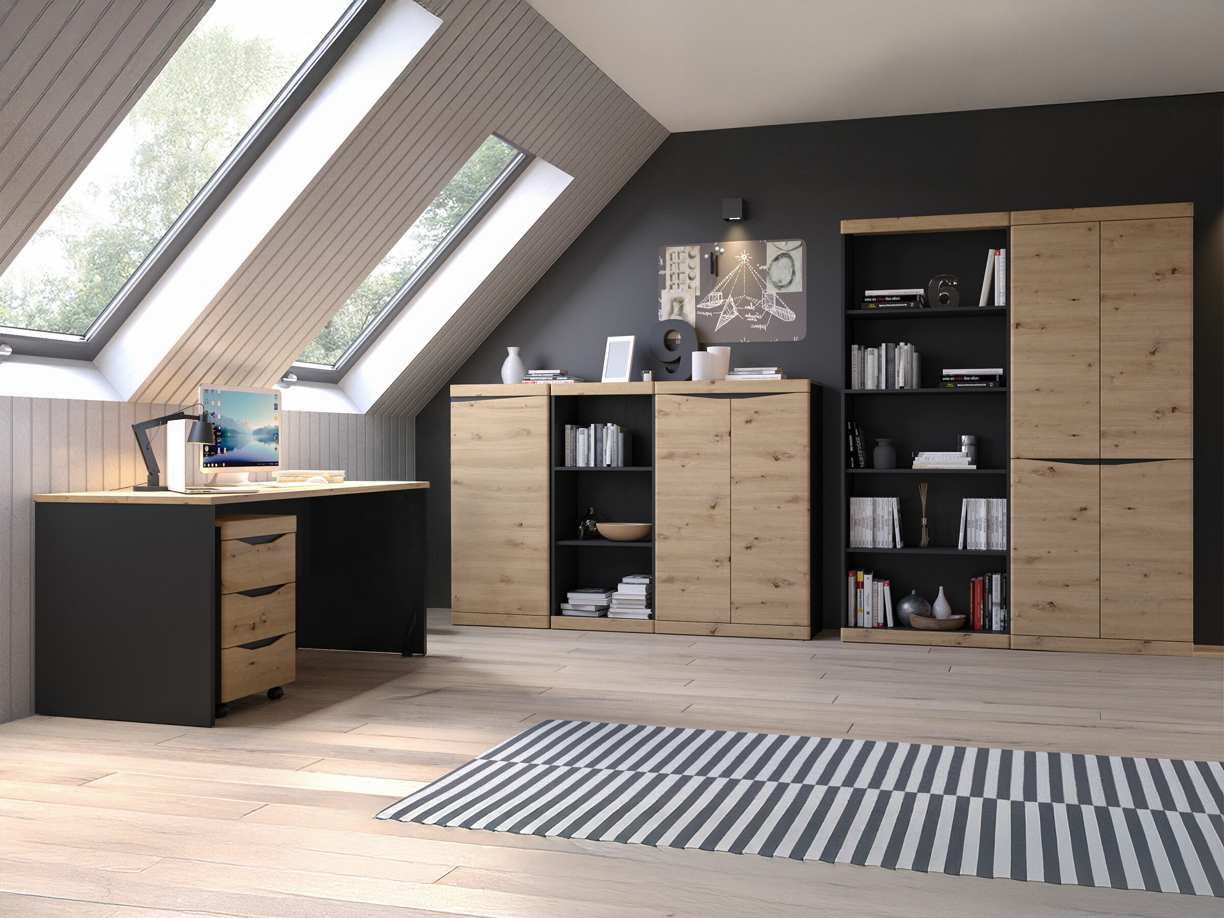 Under-desk pedestal Venlori 138