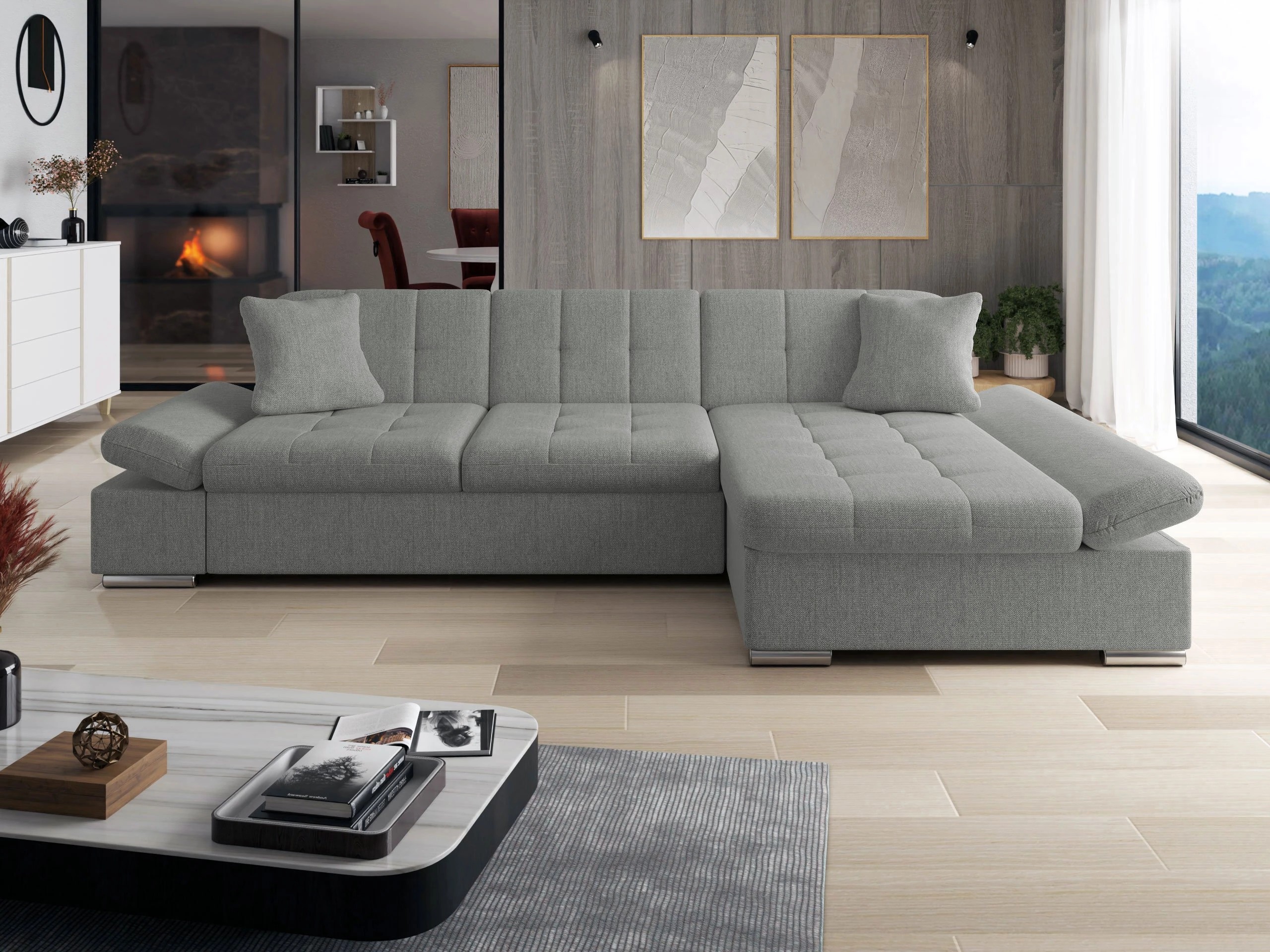Corner sofa Comfivo Sanitas I (Rico 12)