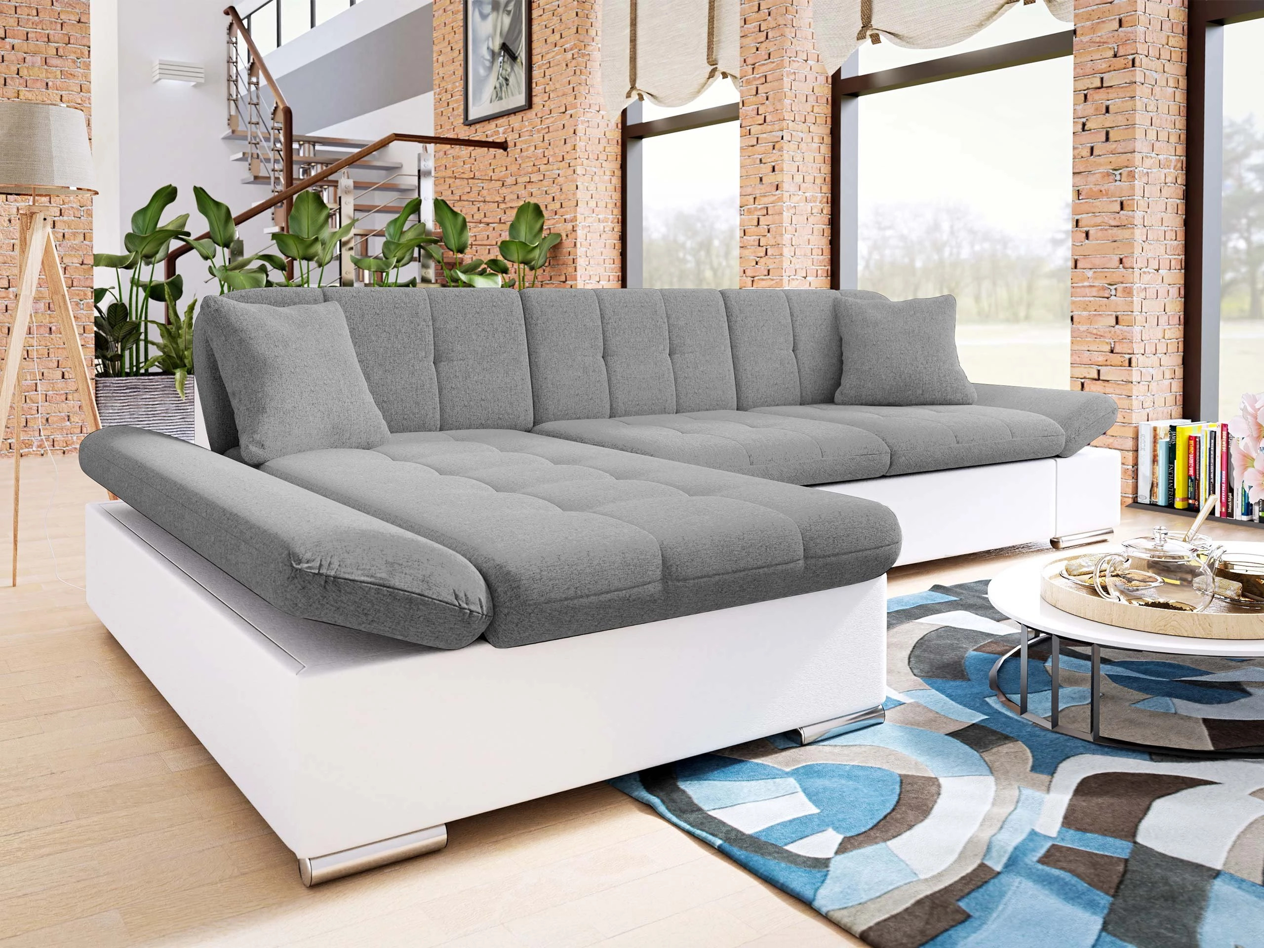 Corner sofa Comfivo Sanitas I (Soft 017 + Soul 17)