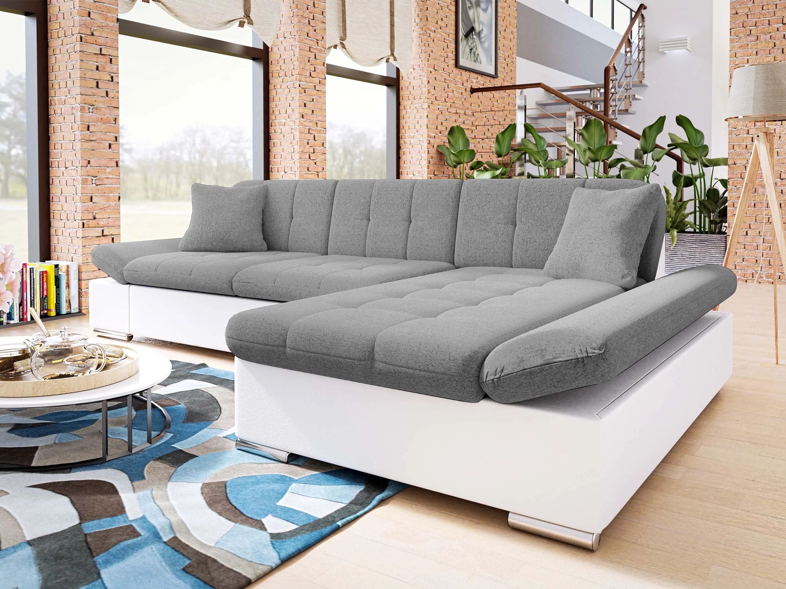 Corner sofa Comfivo Sanitas I (Soft 017 + Soul 17)