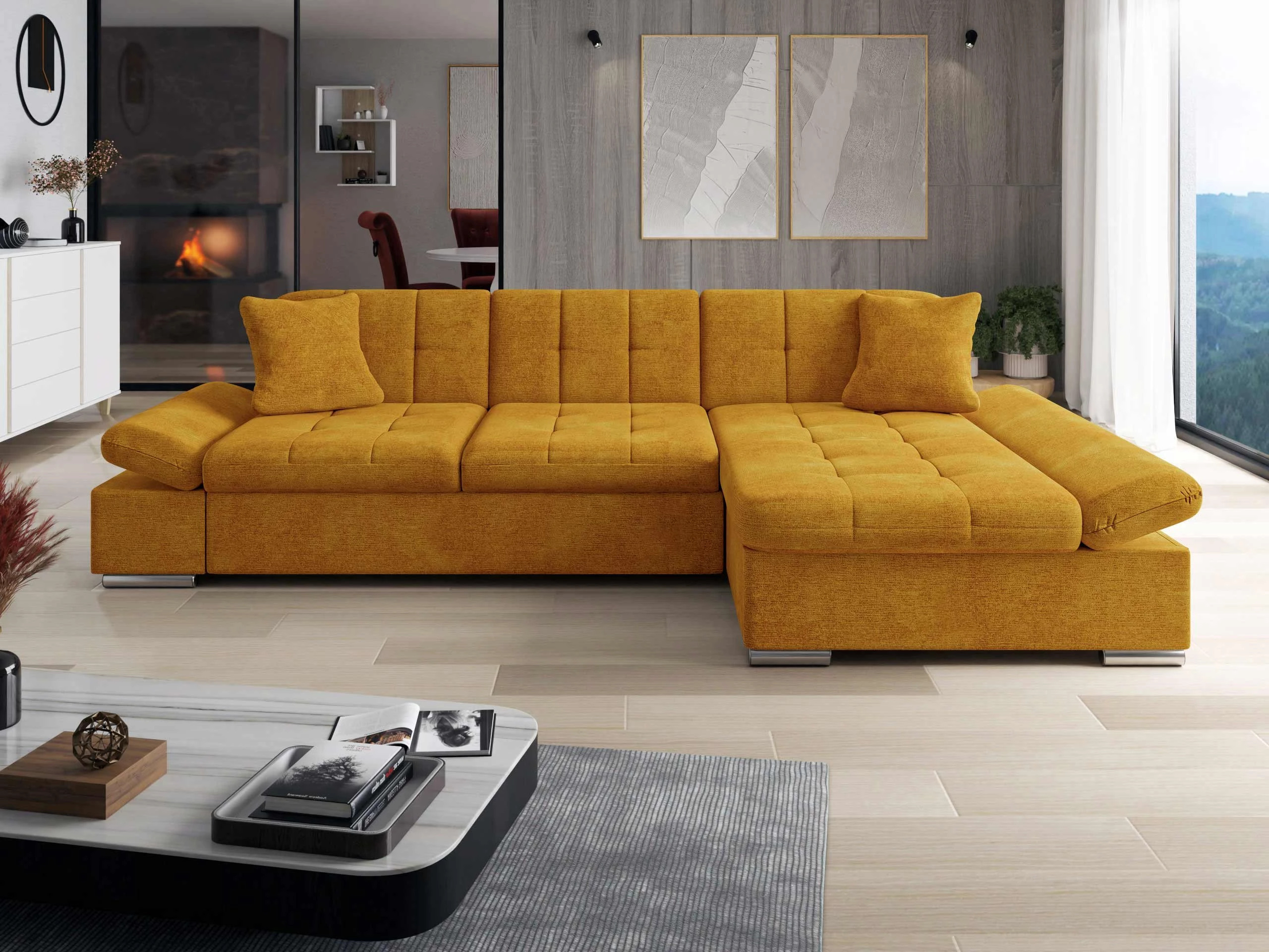 Corner sofa Comfivo Sanitas I (Wave 05)