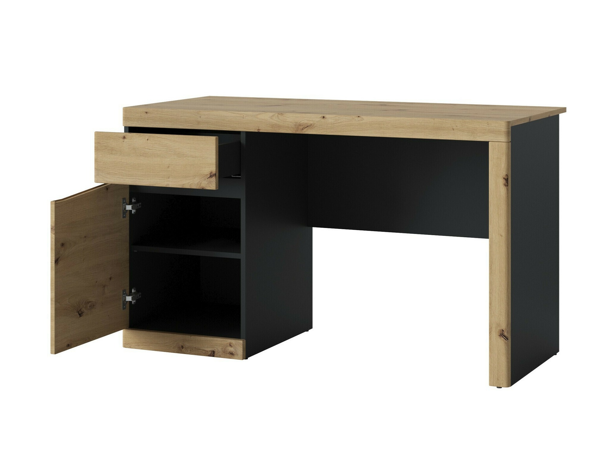 Home office set Venlori 130 (Anthracite + Artisan oak)