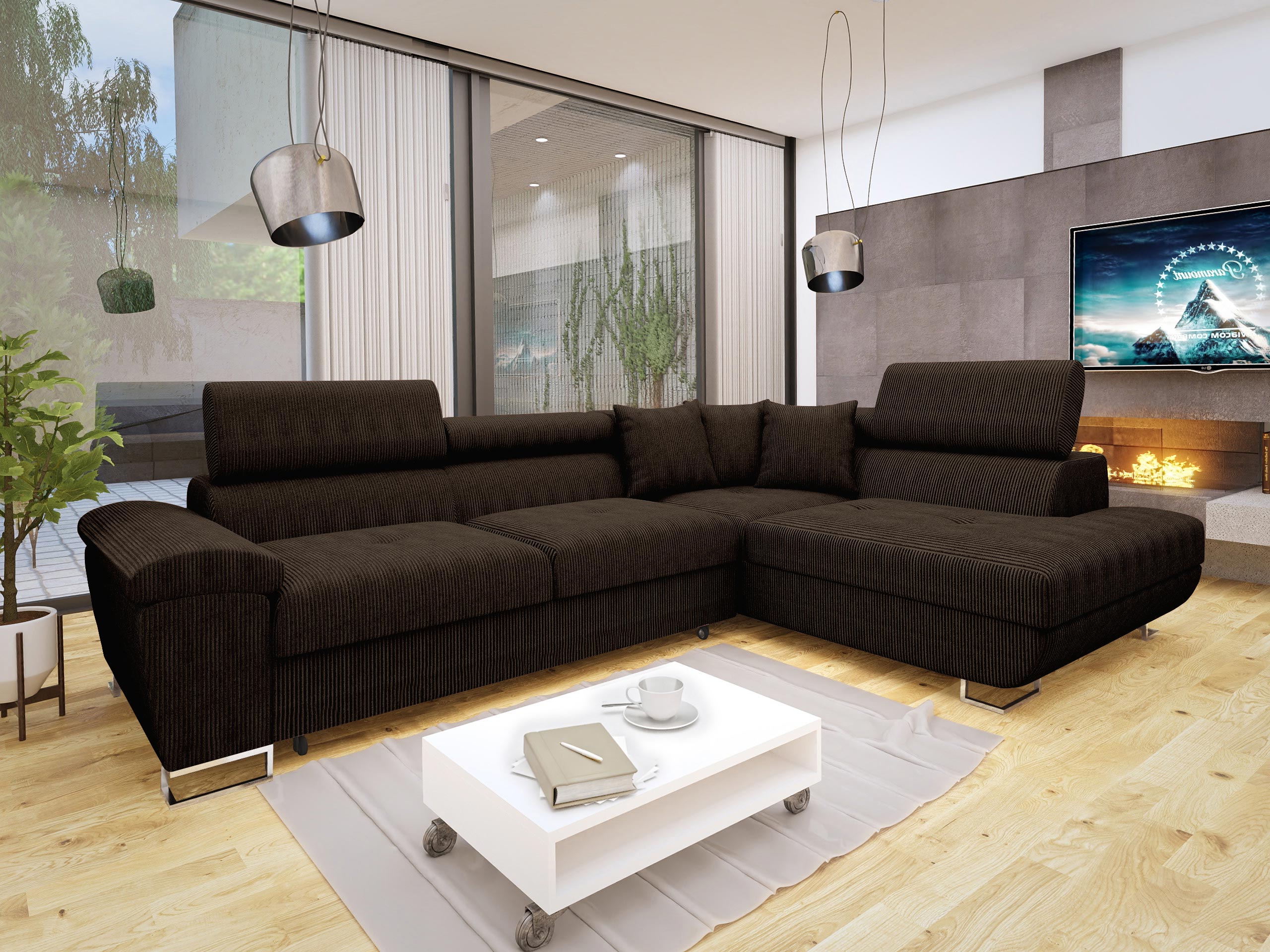 Corner sofa Comfivo Ruta I (Poso 06)