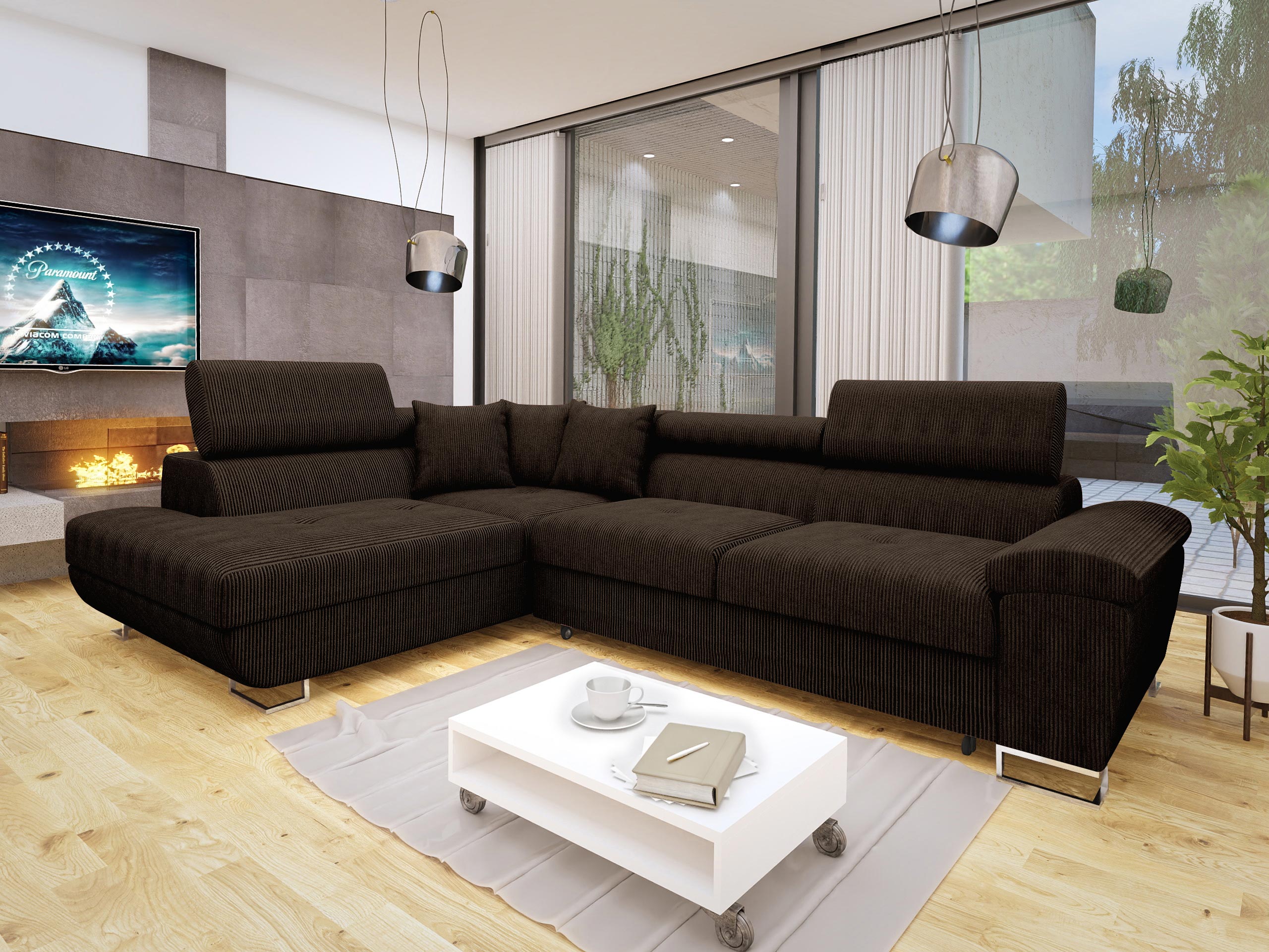 Corner sofa Comfivo Ruta I (Poso 06)