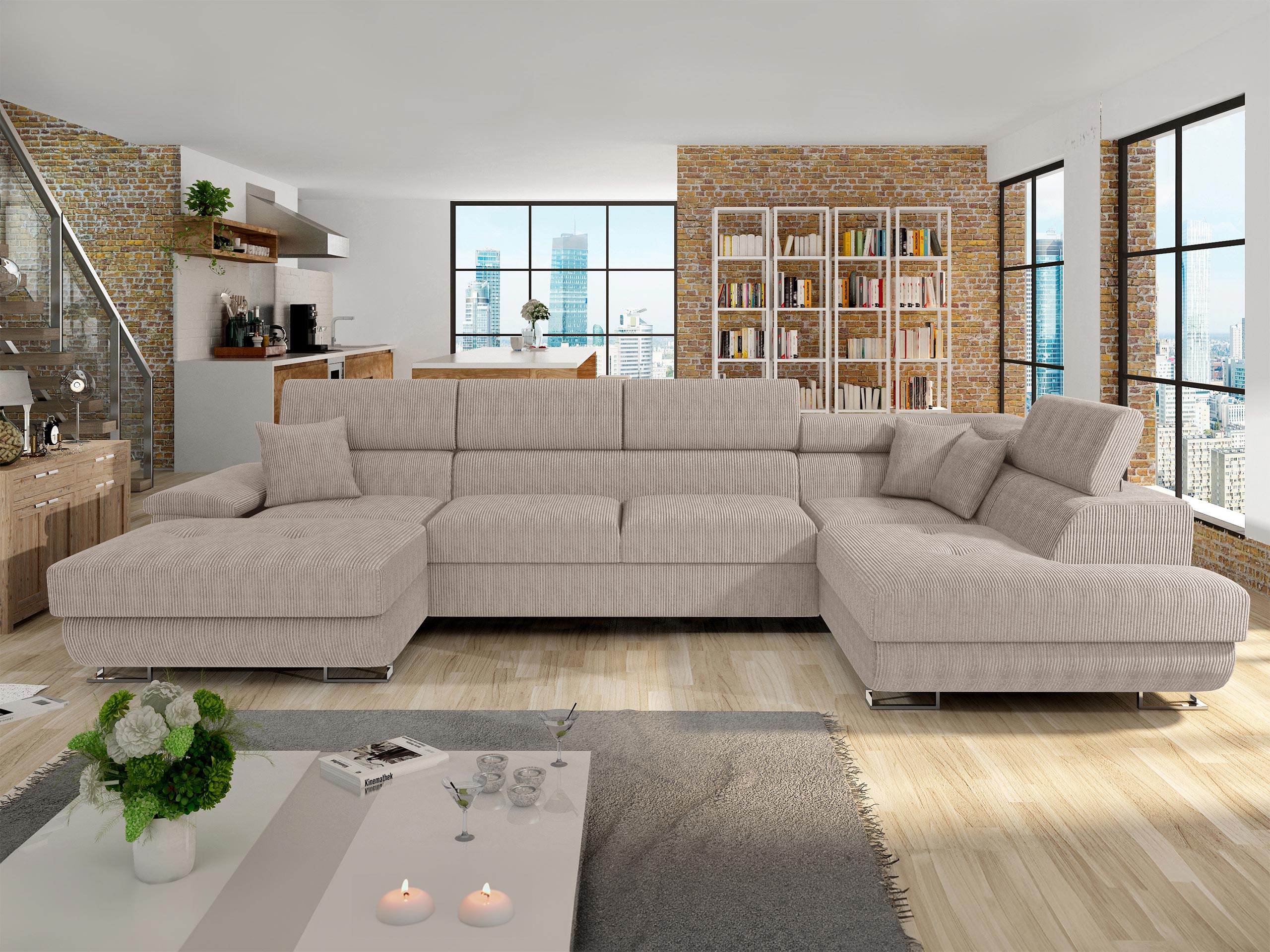 Corner sofa Comfivo Ruta (Poso 03)
