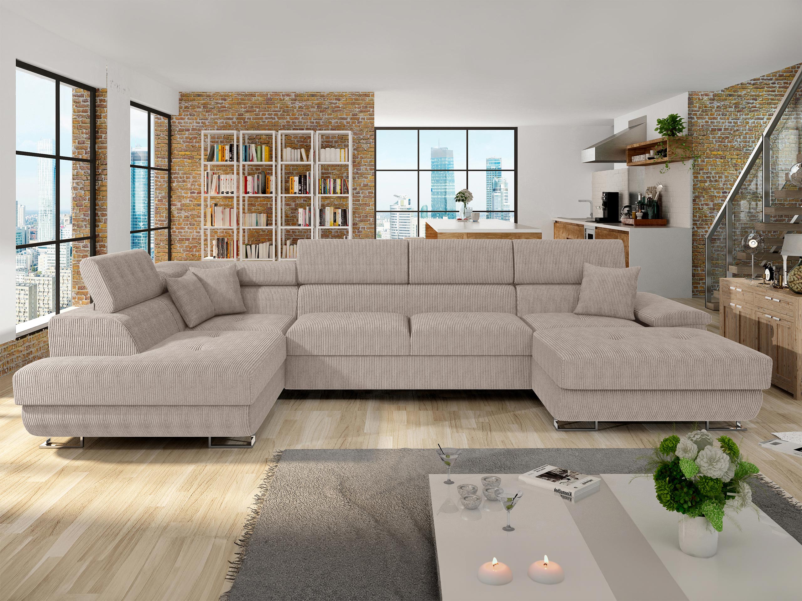 Corner sofa Comfivo Ruta (Poso 03)