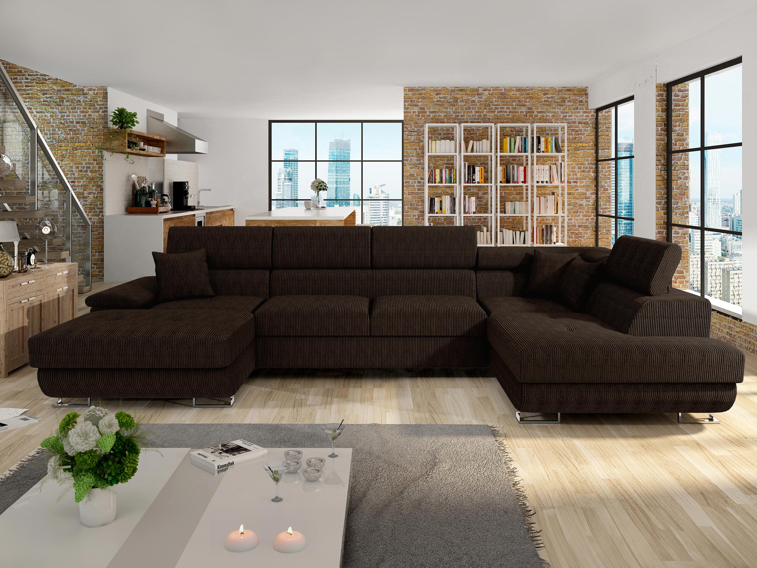 Corner sofa Comfivo Ruta (Poso 06)