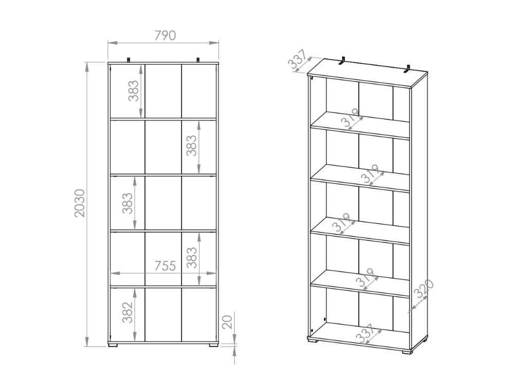 Bookcase Domseve 103