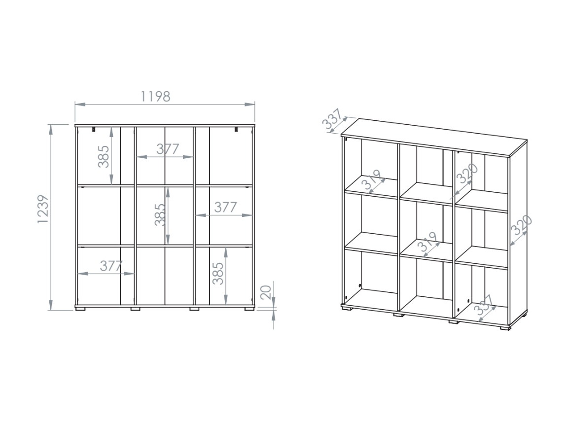 Bookcase Domseve 104