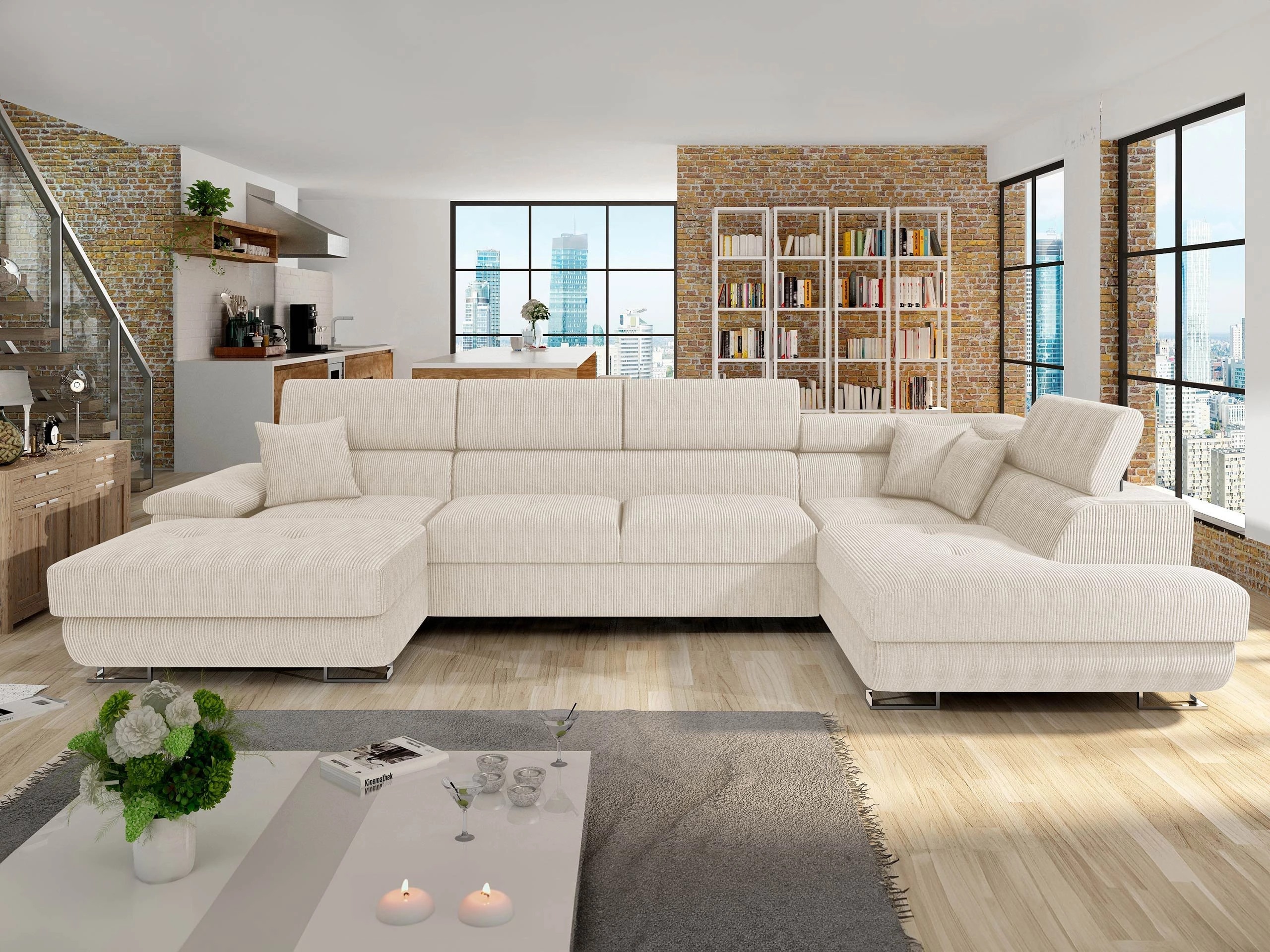 Corner sofa Comfivo Ruta (Poso 100)