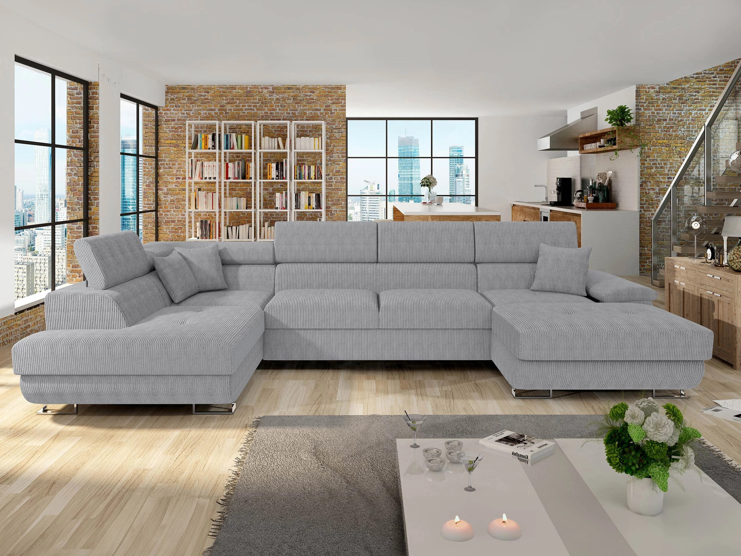 Corner sofa Comfivo Ruta (Poso 110)