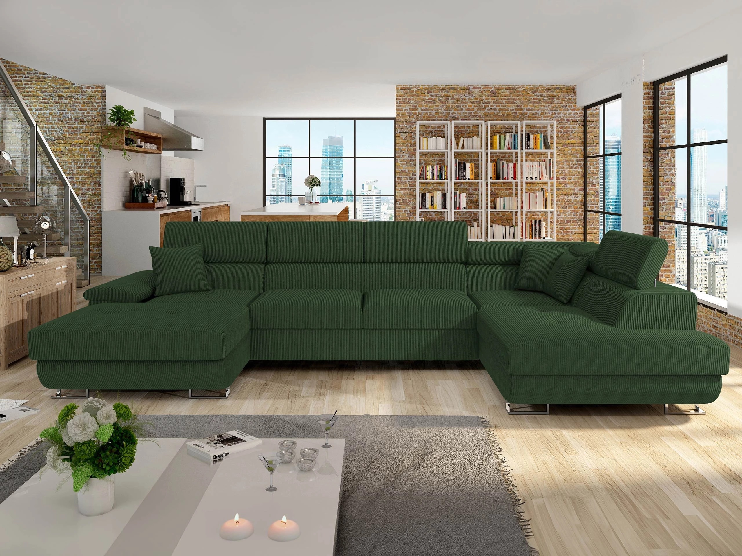 Corner sofa Comfivo Ruta (Poso 14)
