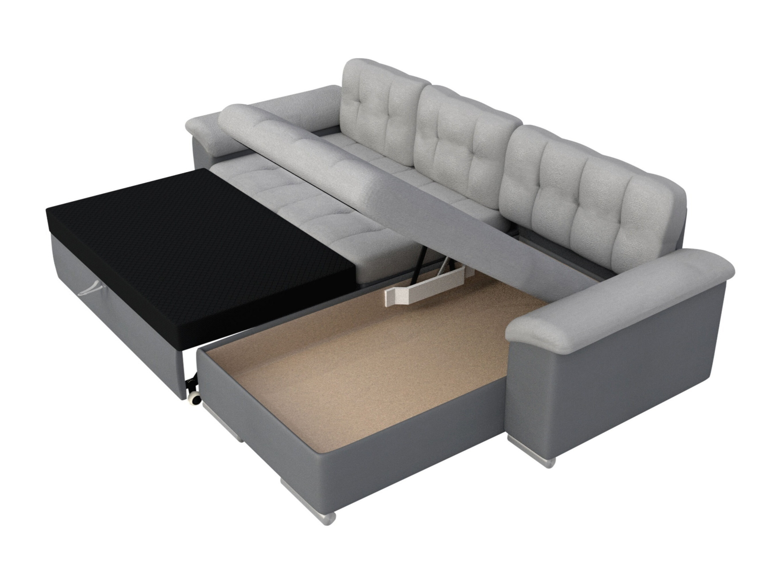 Corner sofa Comfivo Mica (Soft 011 + Lawa 05)