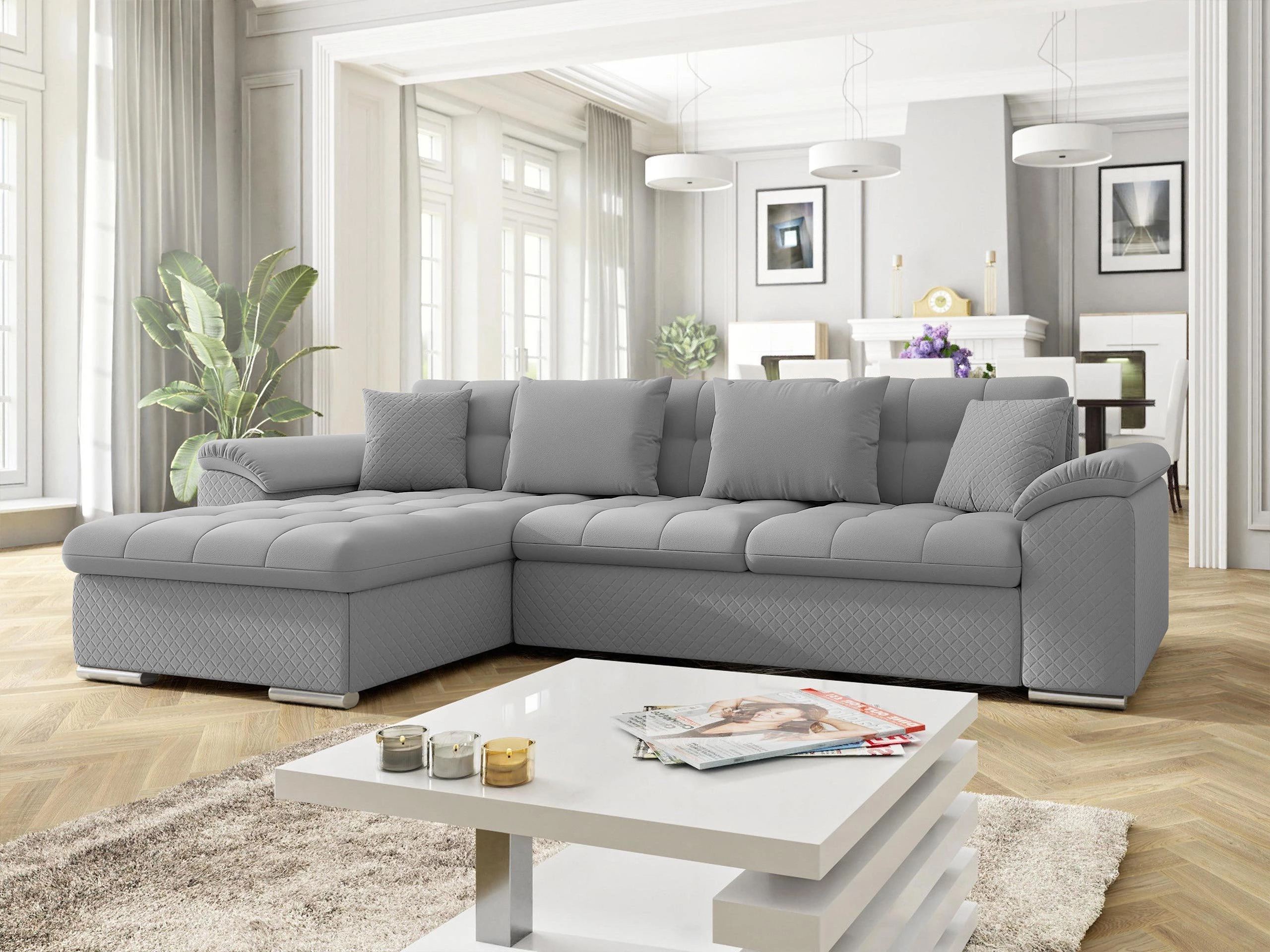 Corner sofa Comfivo Mica (Uttario Velvet 2972-U03 + Uttario Velvet 2972)