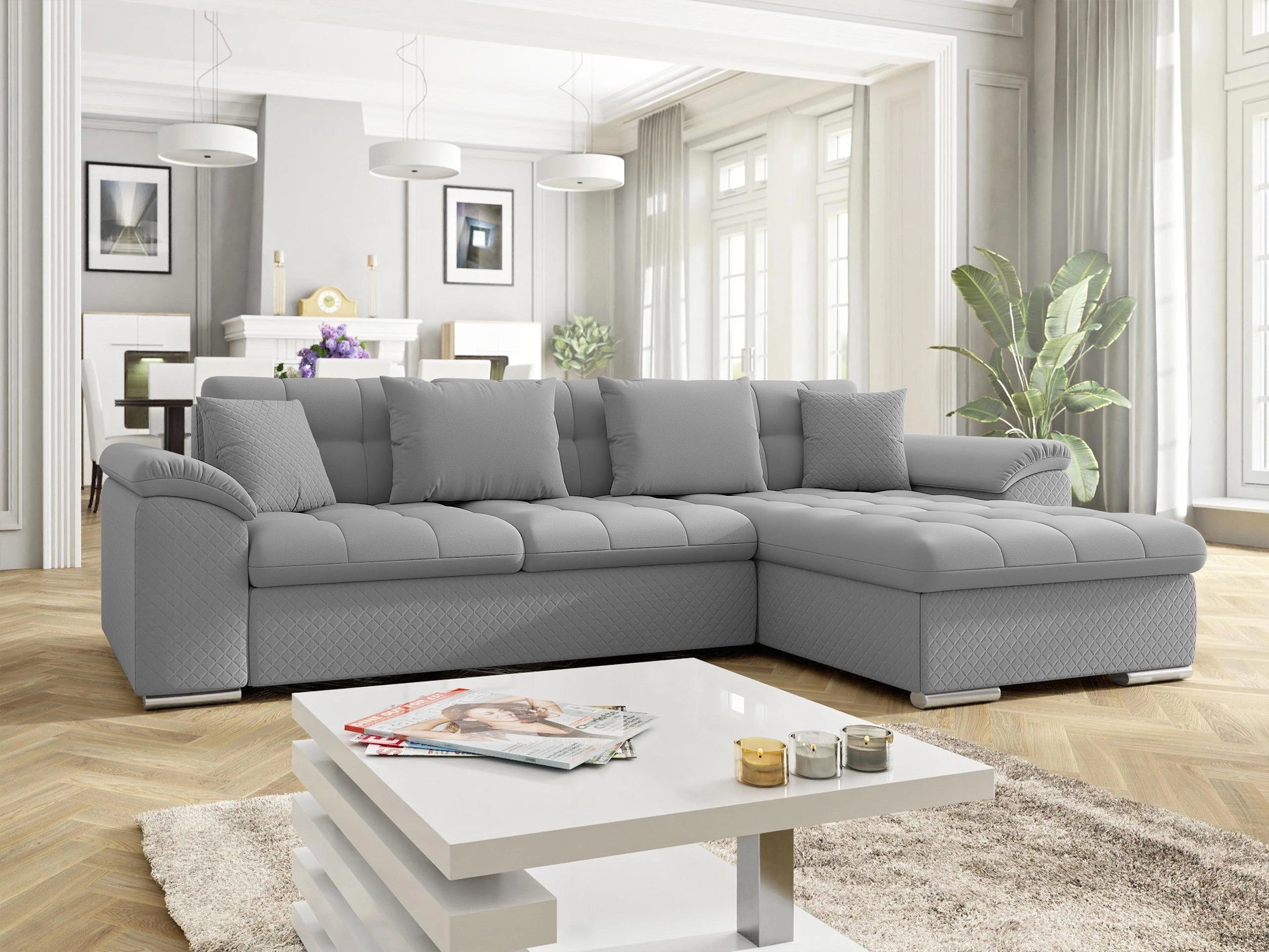 Corner sofa Comfivo Mica (Uttario Velvet 2972-U03 + Uttario Velvet 2972)