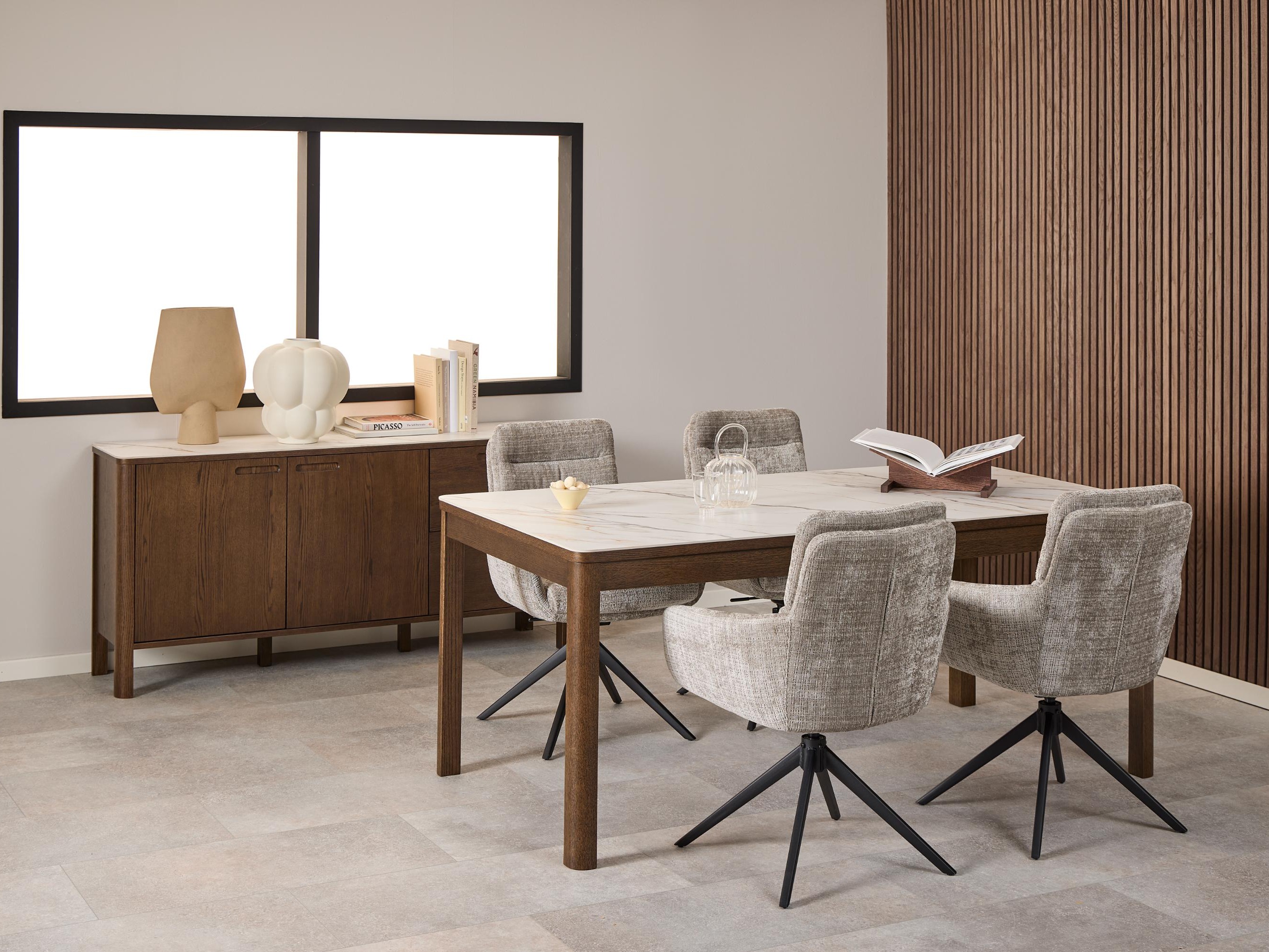 Chair Norsica 1034 (Black + Grey)