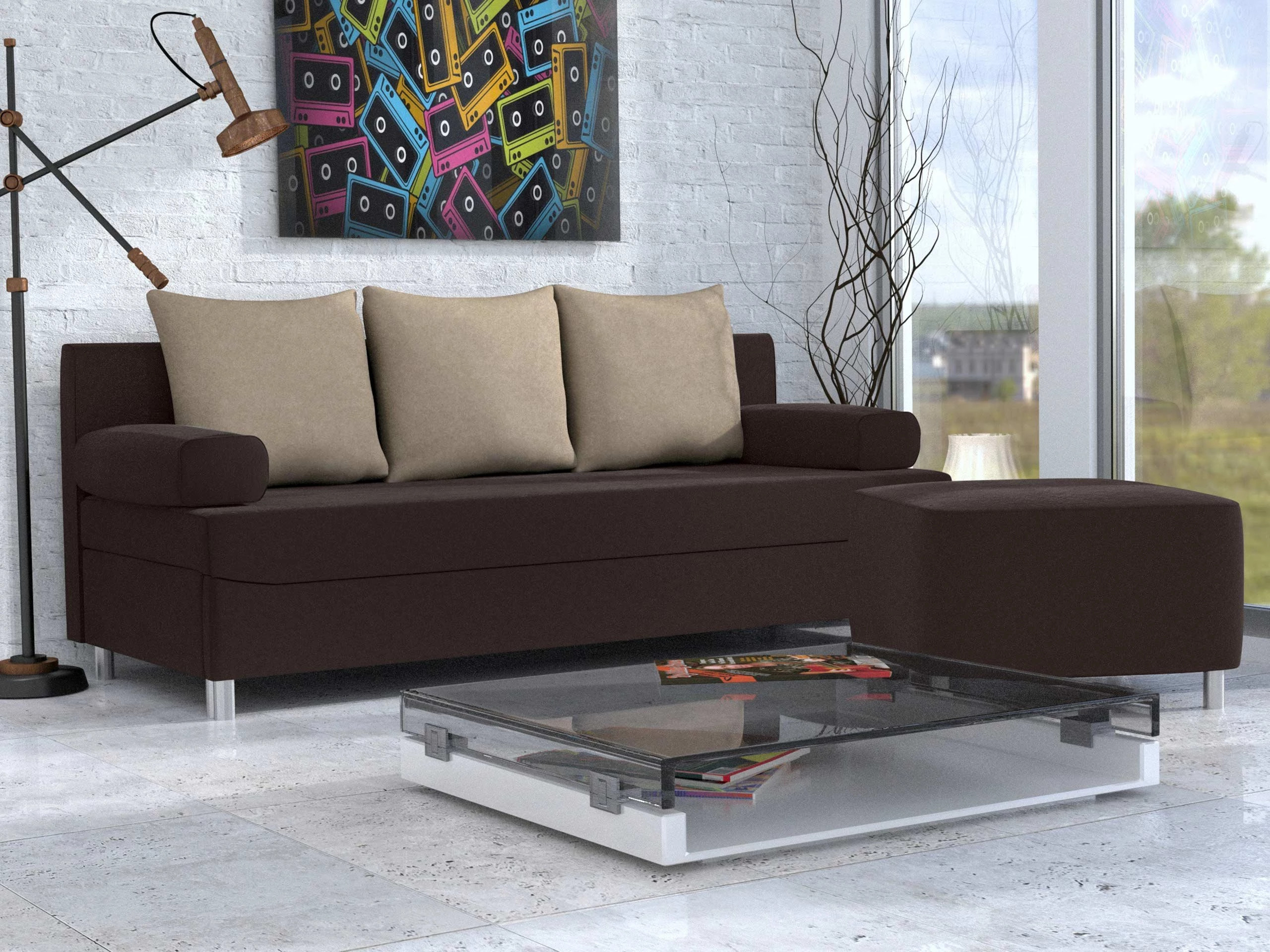 Upholstered furniture set Comfivo Artes (Alova 68 + Alova 07)
