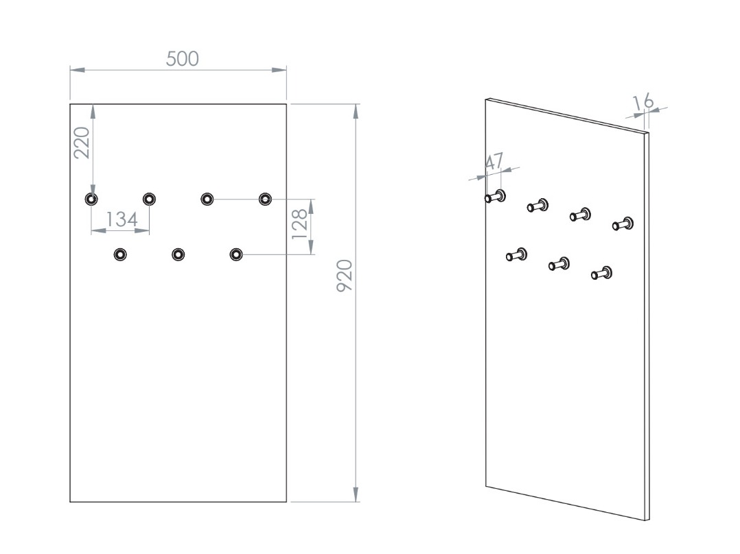 Coat rack Revcire 113