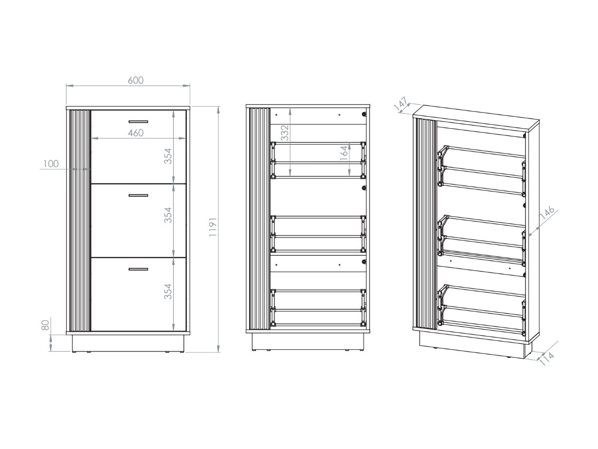 Shoe cabinet Revcire 112