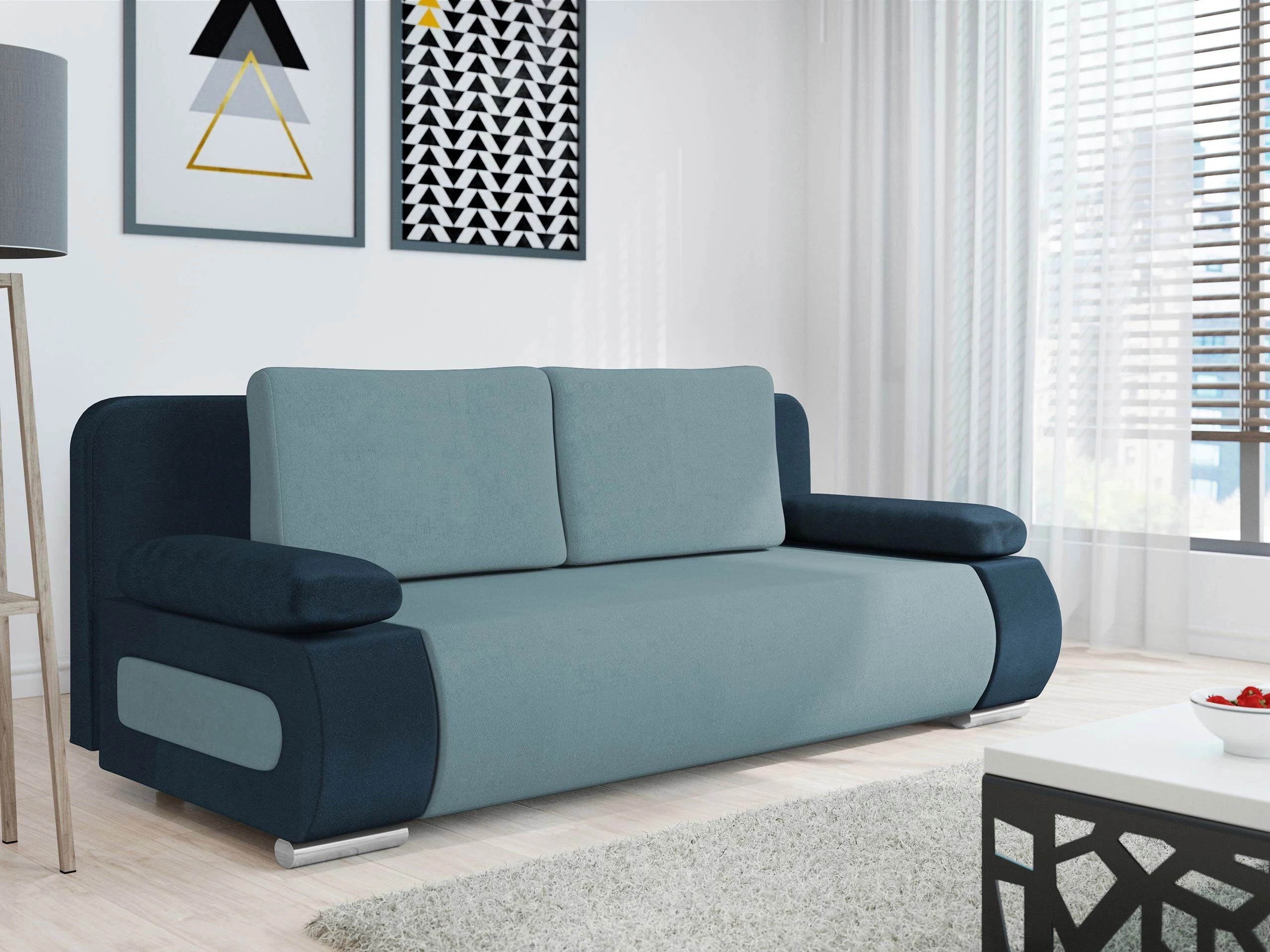 Sofa bed Comfivo Pudor (Uttario Velvet 2967 + Uttario Velvet 2960)