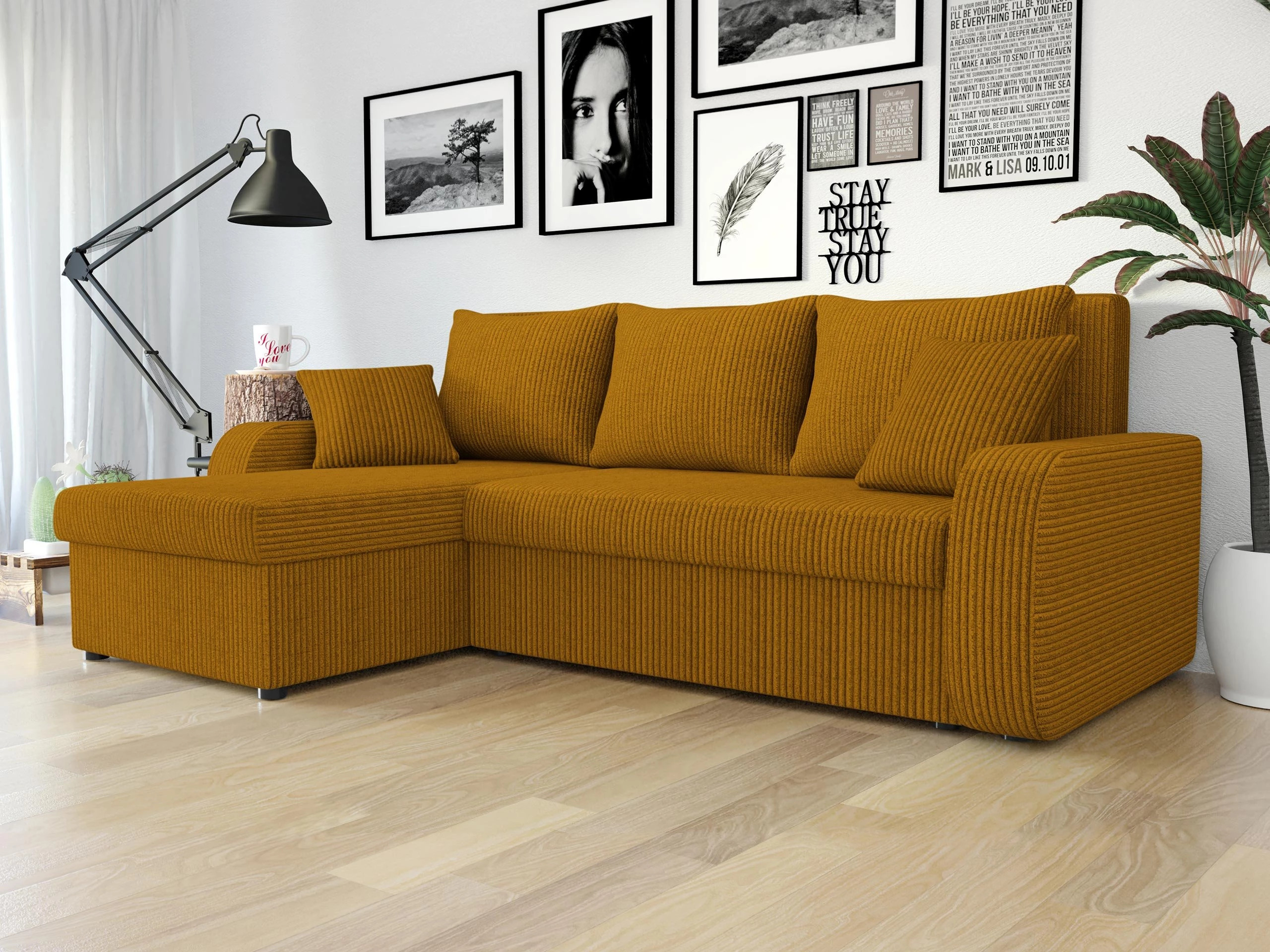Corner sofa Comfivo Melissa I (Poso 01)