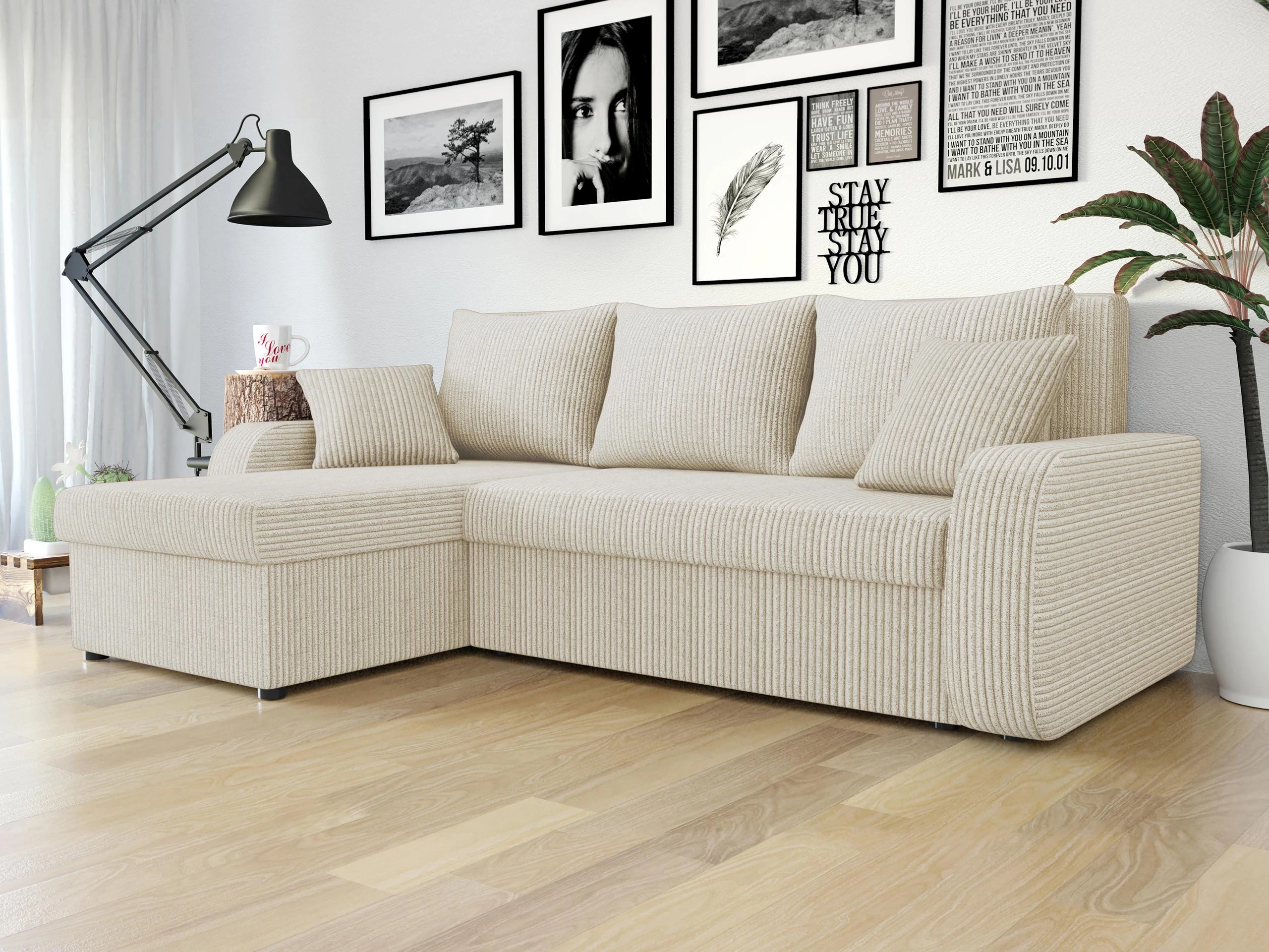 Corner sofa Comfivo Melissa I (Poso 100)
