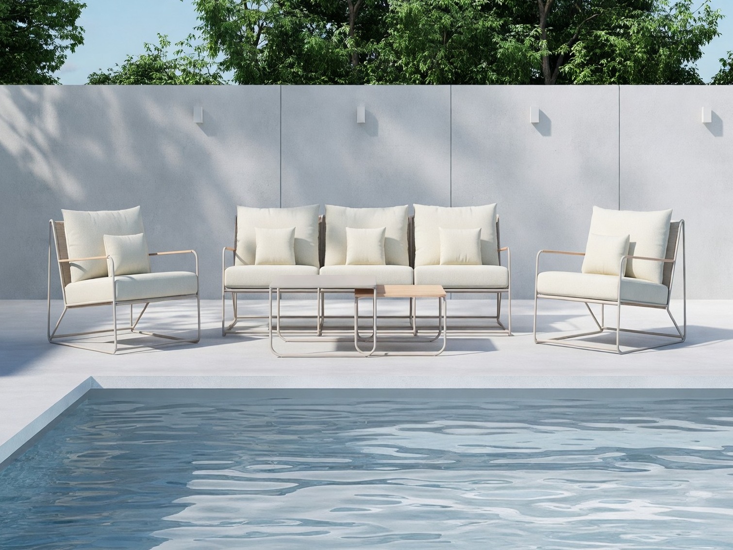 Outdoor furniture set Dallas 5286 (Beige)