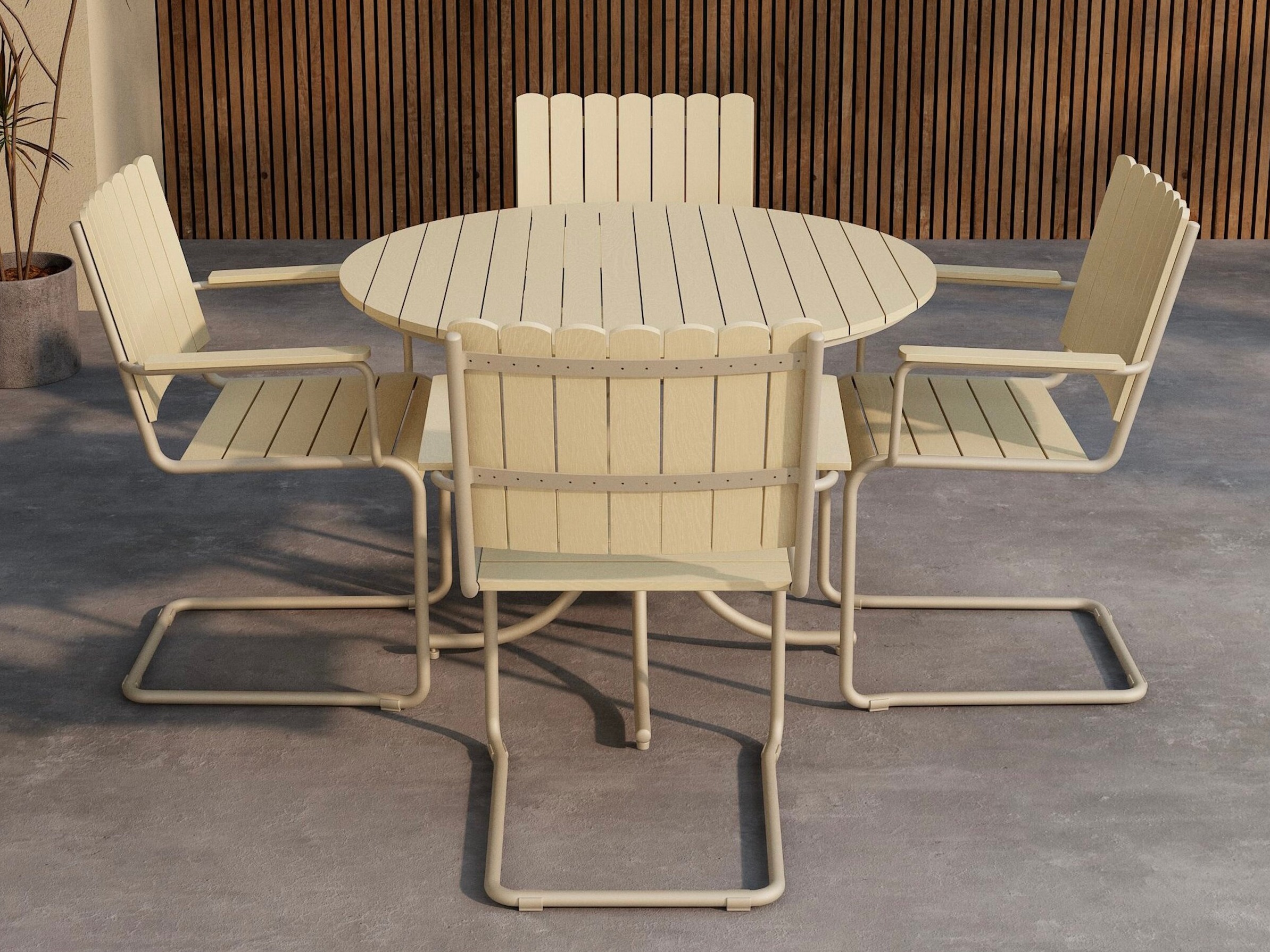 Table and chairs set Dallas 5287