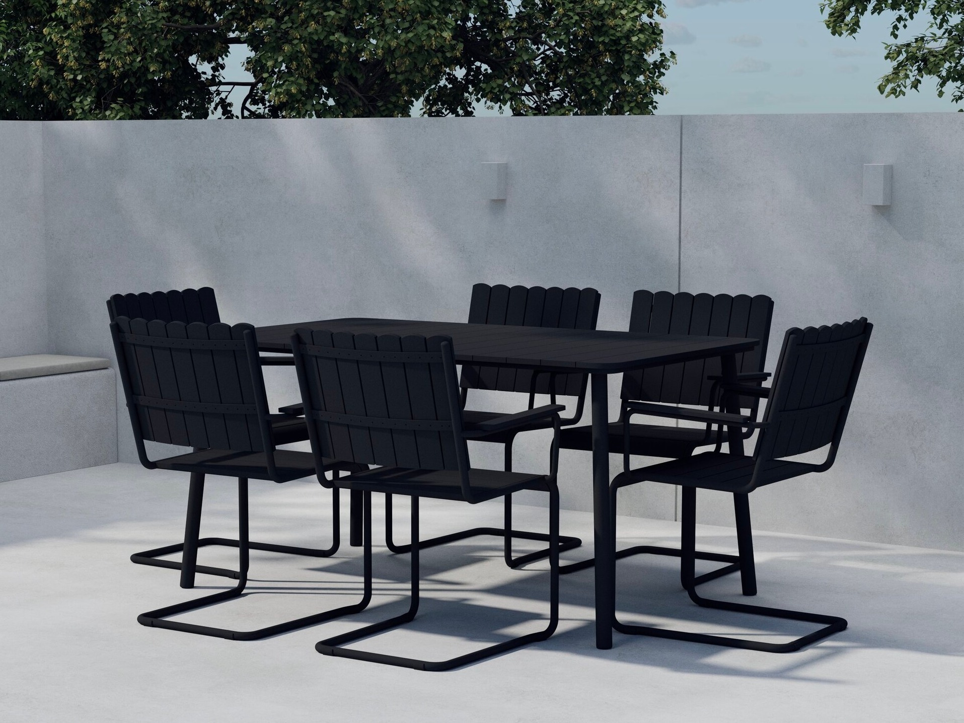 Table and chairs set Dallas 5288