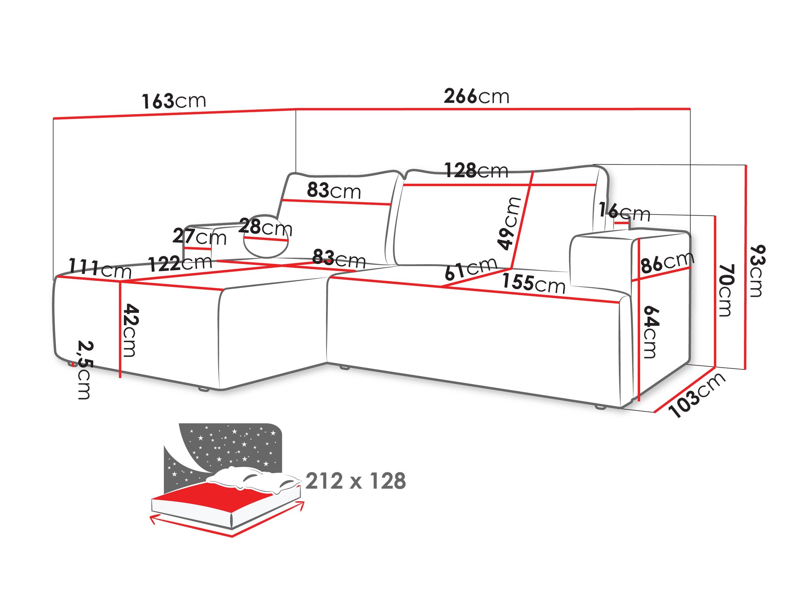 Corner sofa Comfivo Societas (Poso 52)