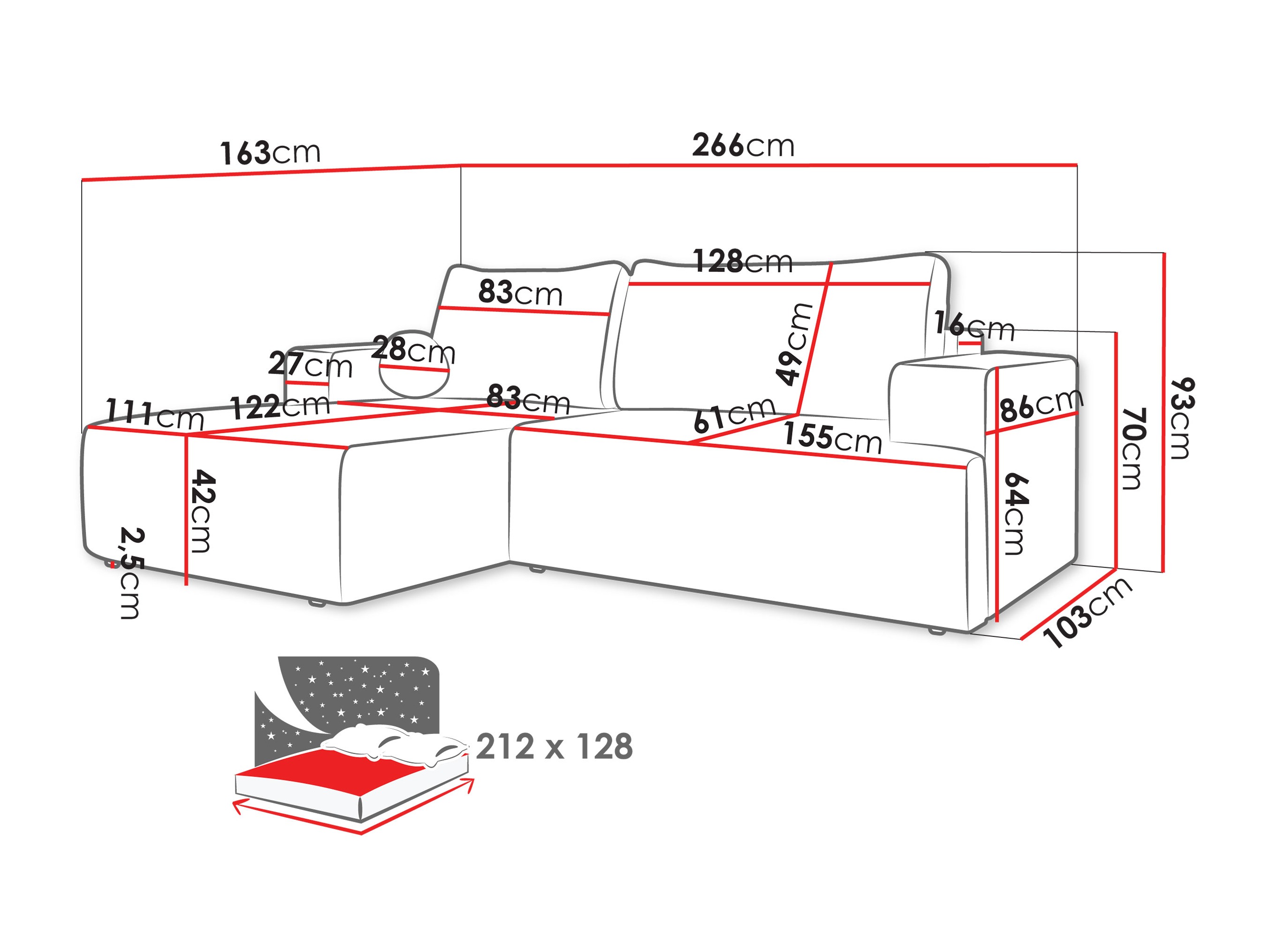 Corner sofa Comfivo Societas (Poso 52)