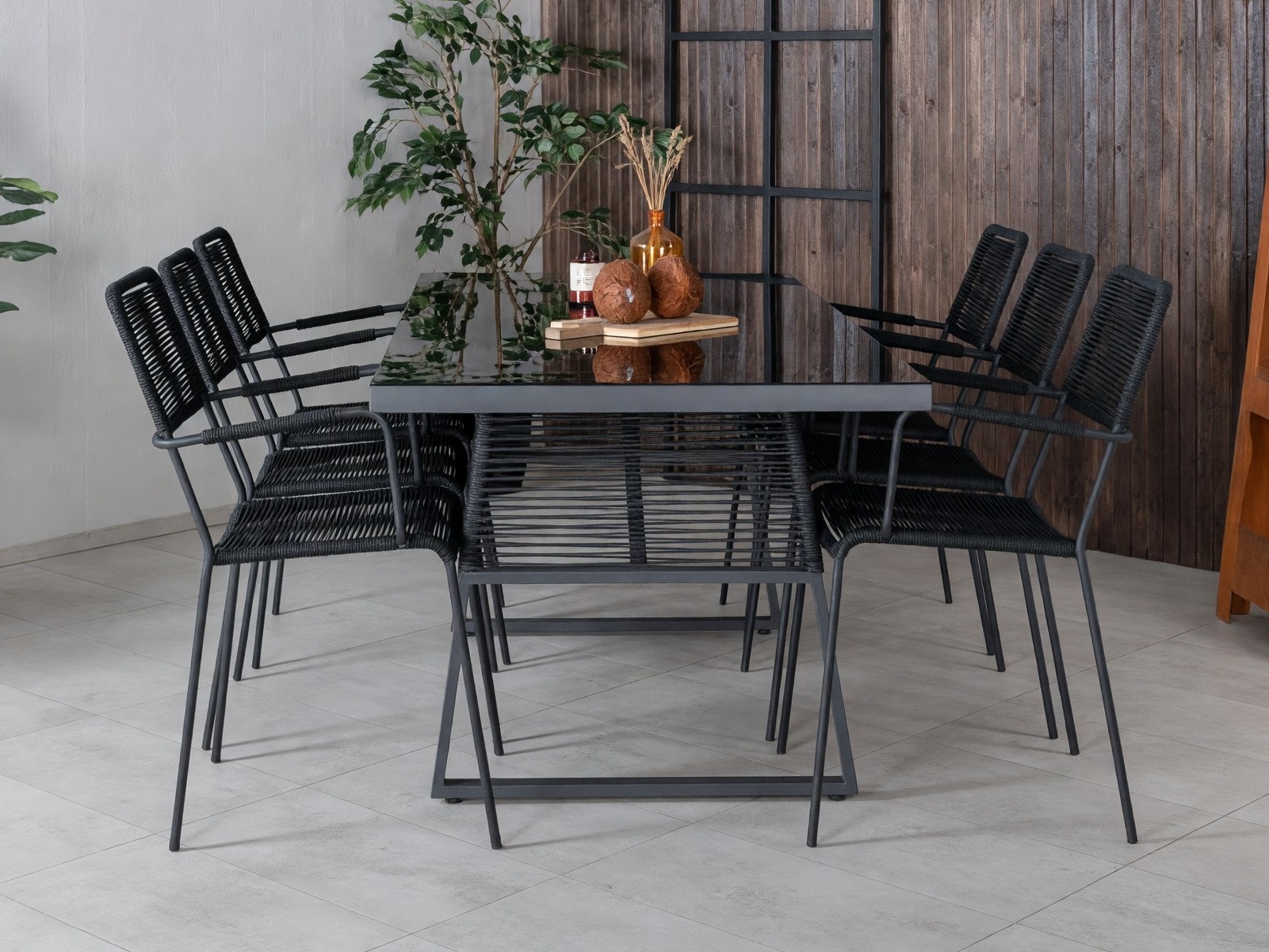 Table and chairs set Dallas 5291