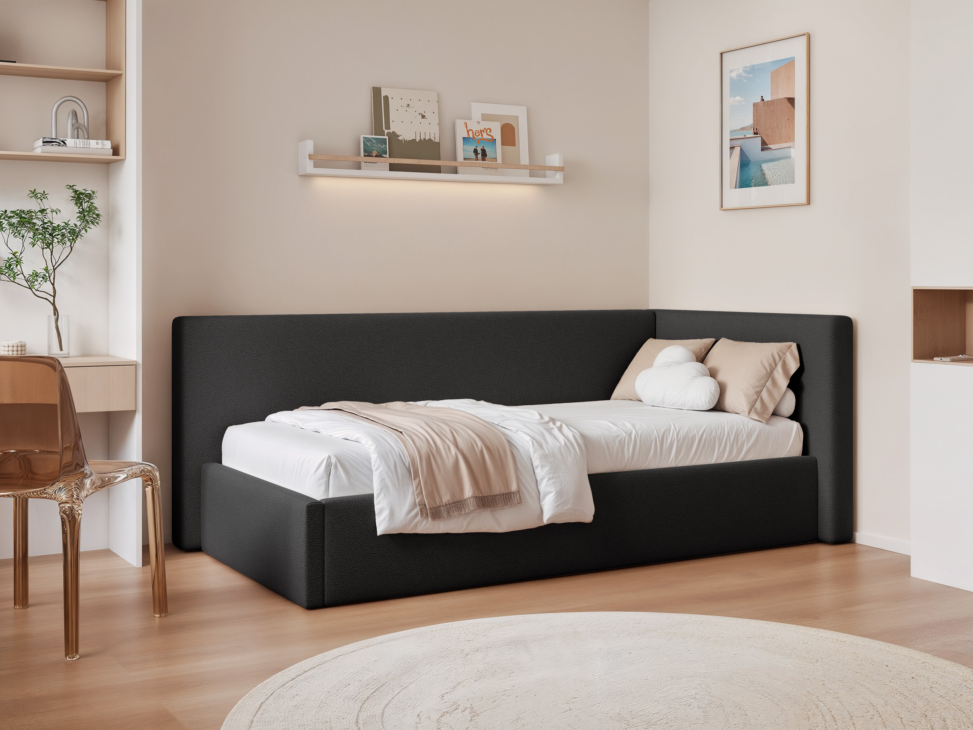 Bed Martinez 132 (Sand 29)