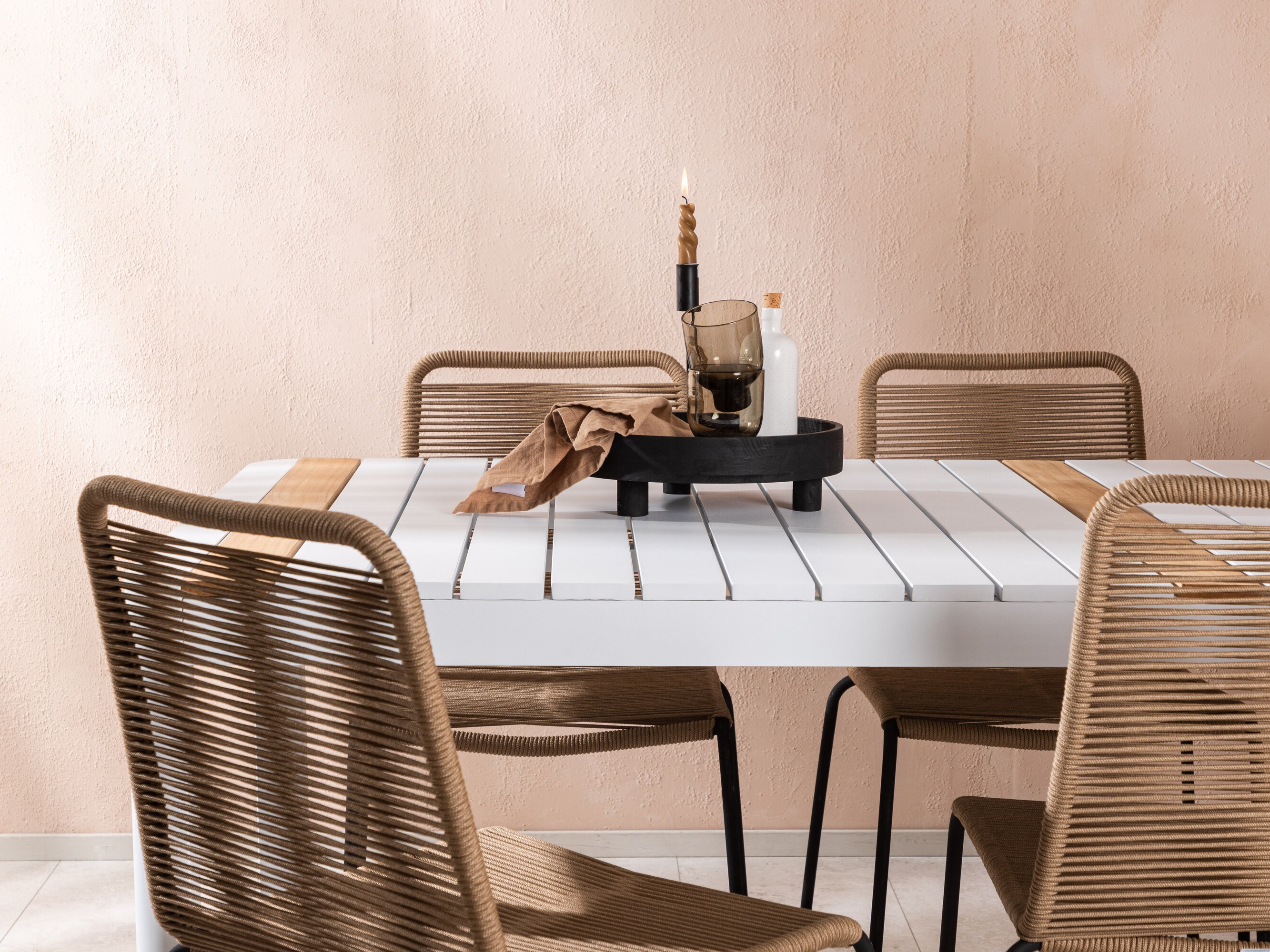Table and chairs set Dallas 5292