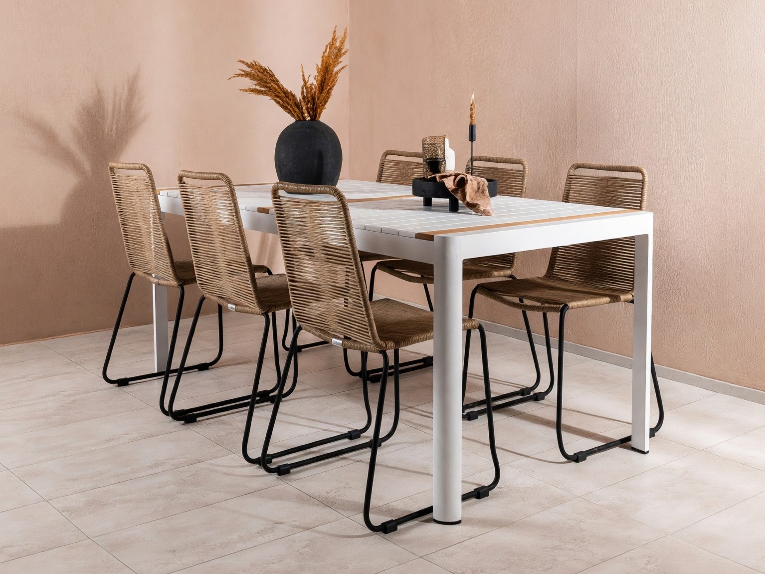 Table and chairs set Dallas 5292