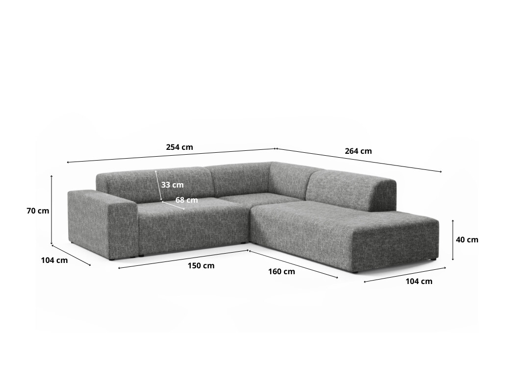 Modular corner sofa Lutivi 103 (Imo 10)