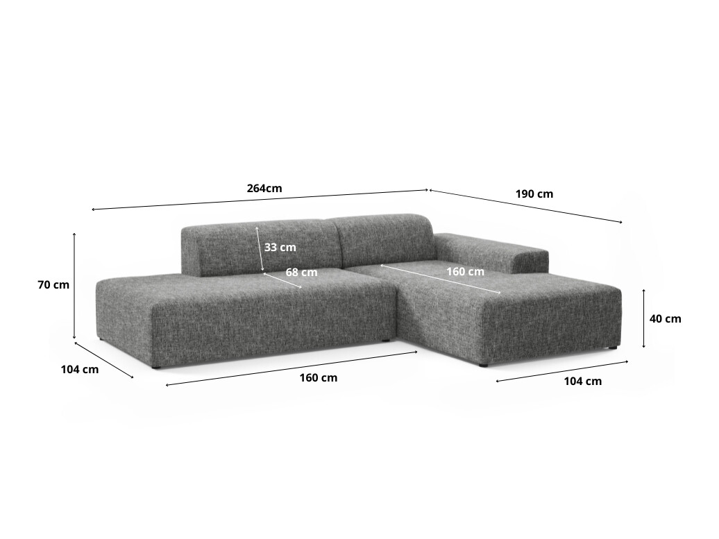 Modular corner sofa Lutivi 104 (Imo 10)