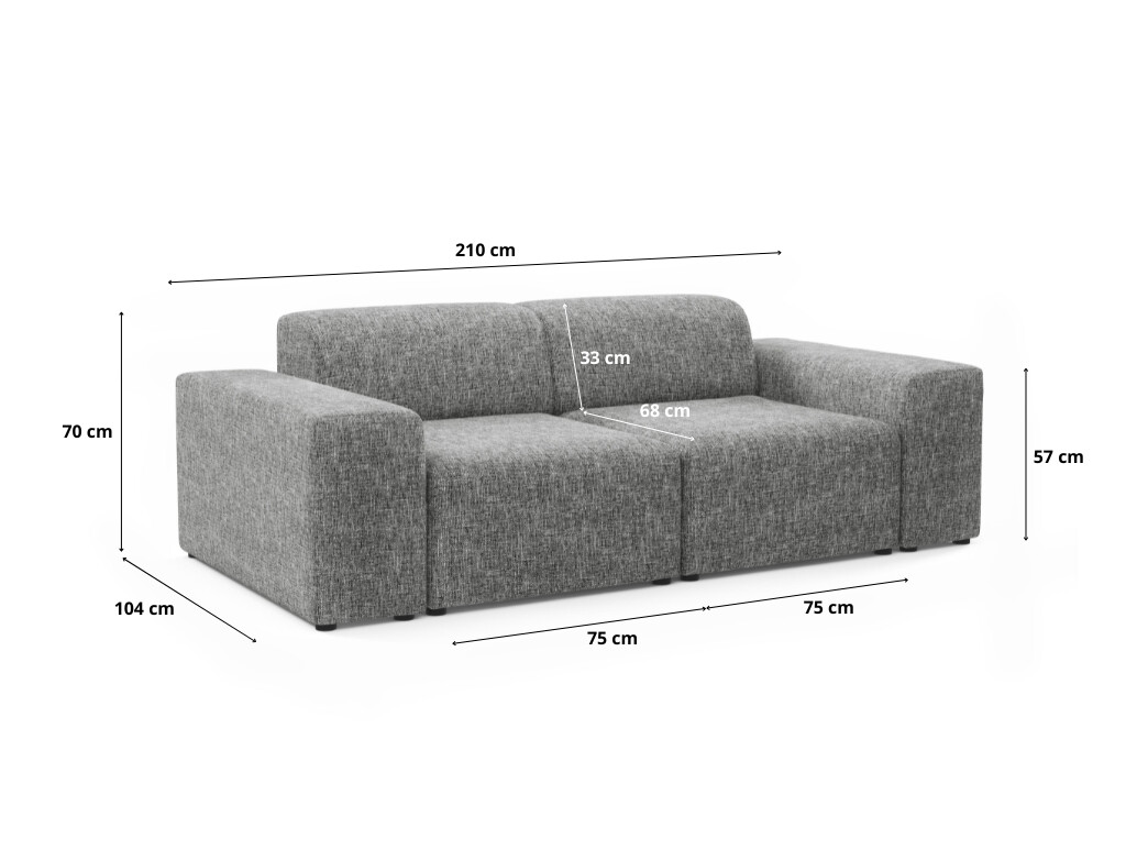 Modular sofa Lutivi 100 (Imo 35)