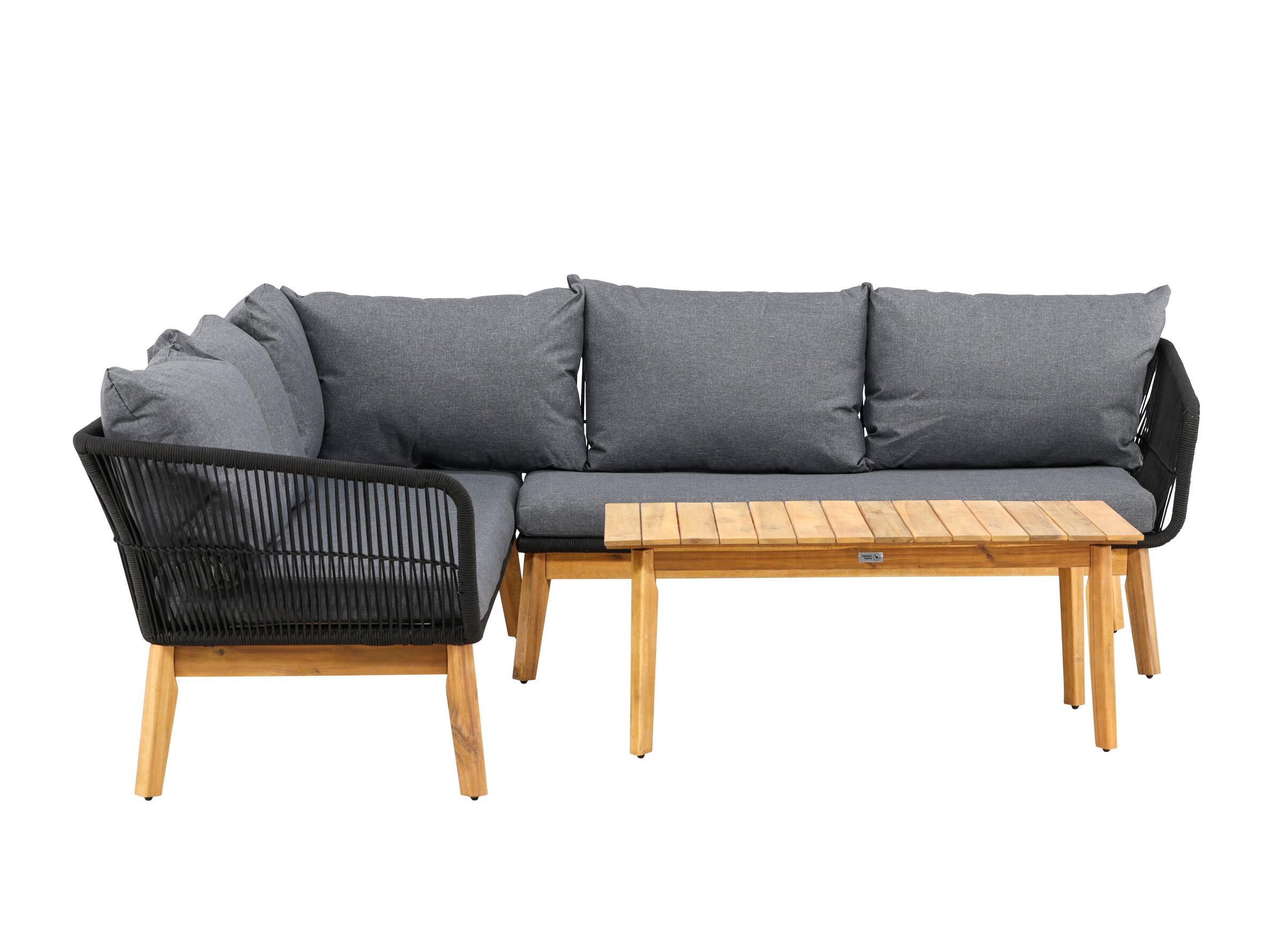 Outdoor furniture set Dallas 1085 (Acacia + Black)