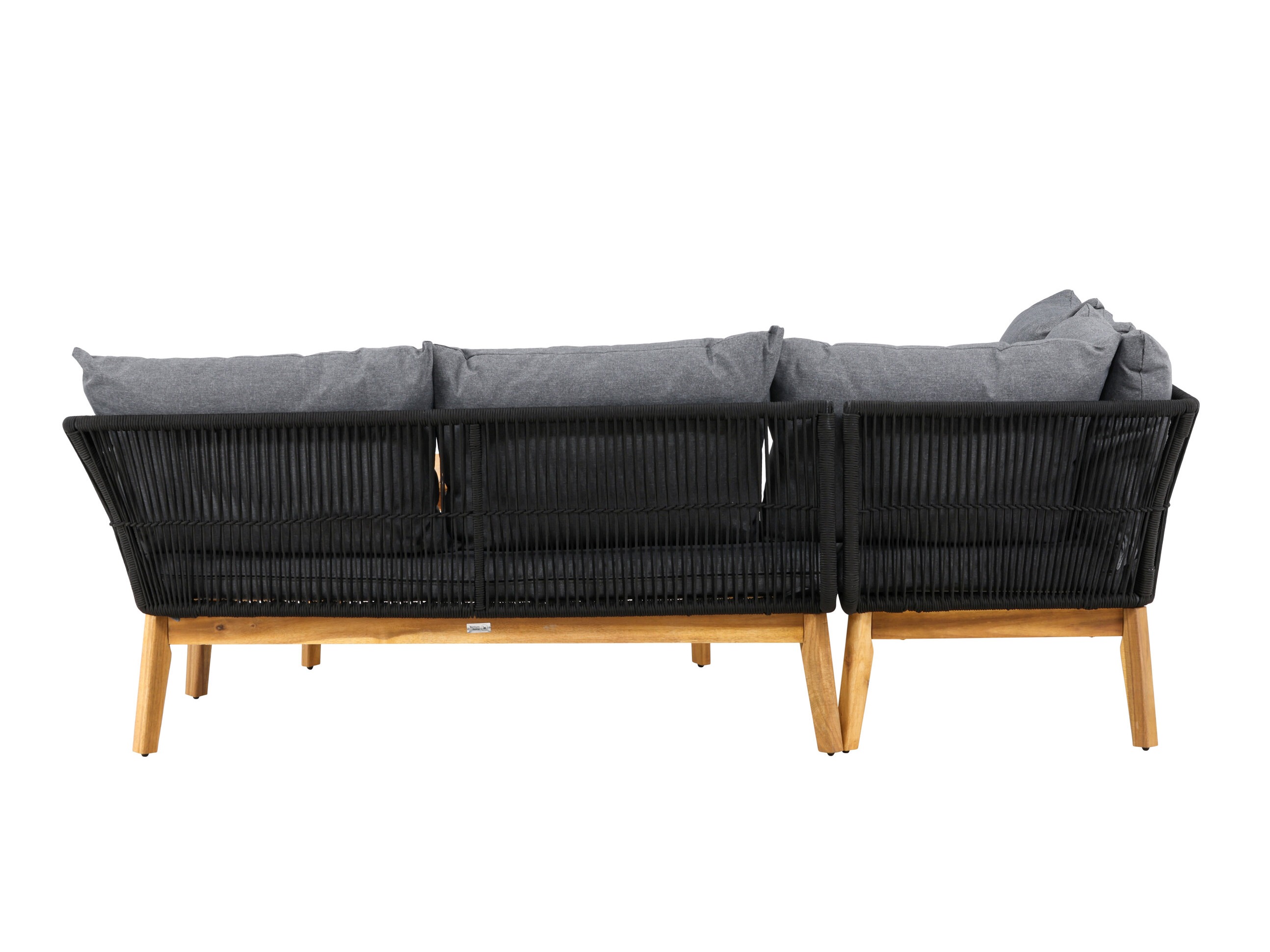 Outdoor furniture set Dallas 1085 (Acacia + Black)