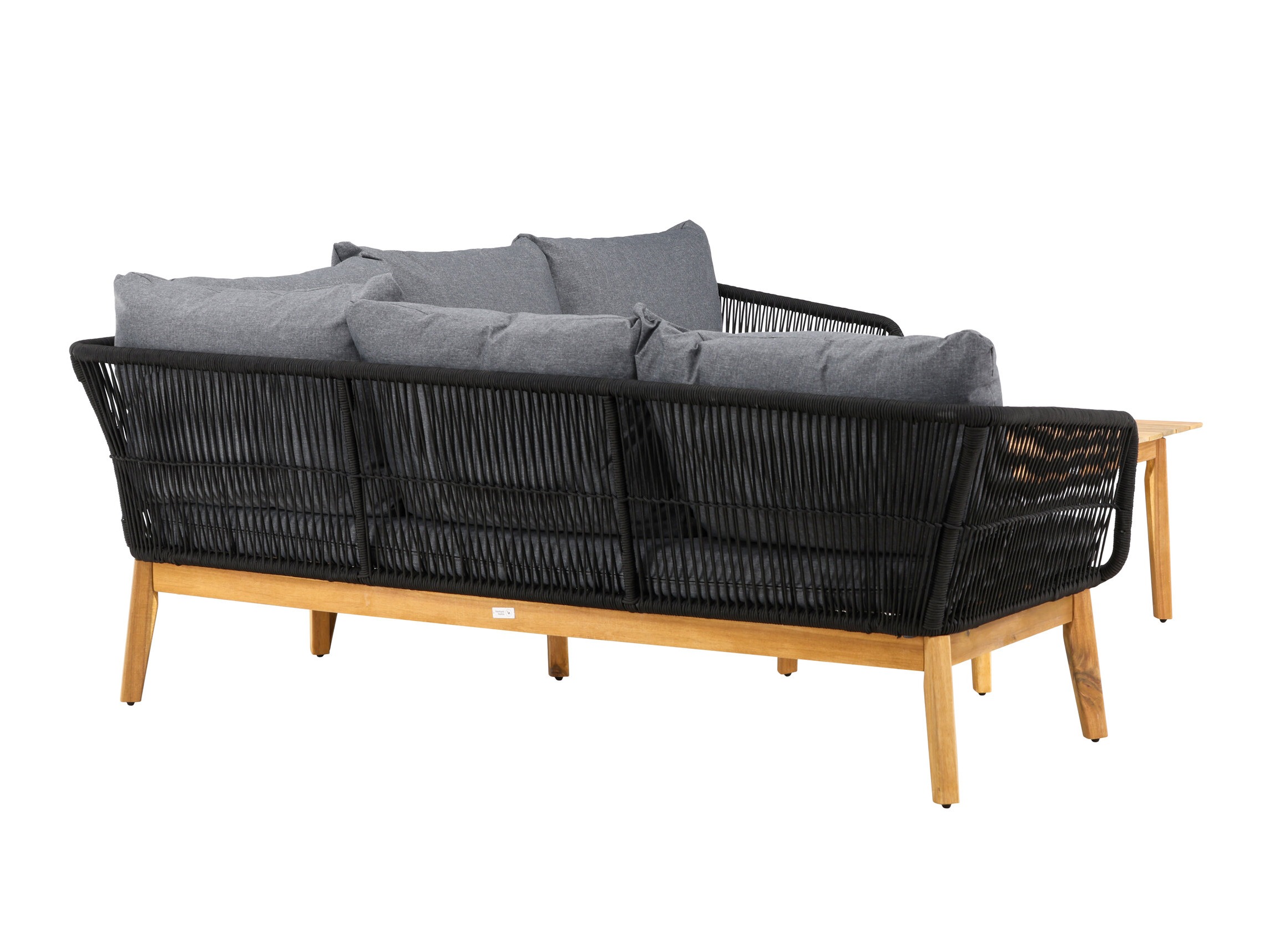 Outdoor furniture set Dallas 1085 (Acacia + Black)