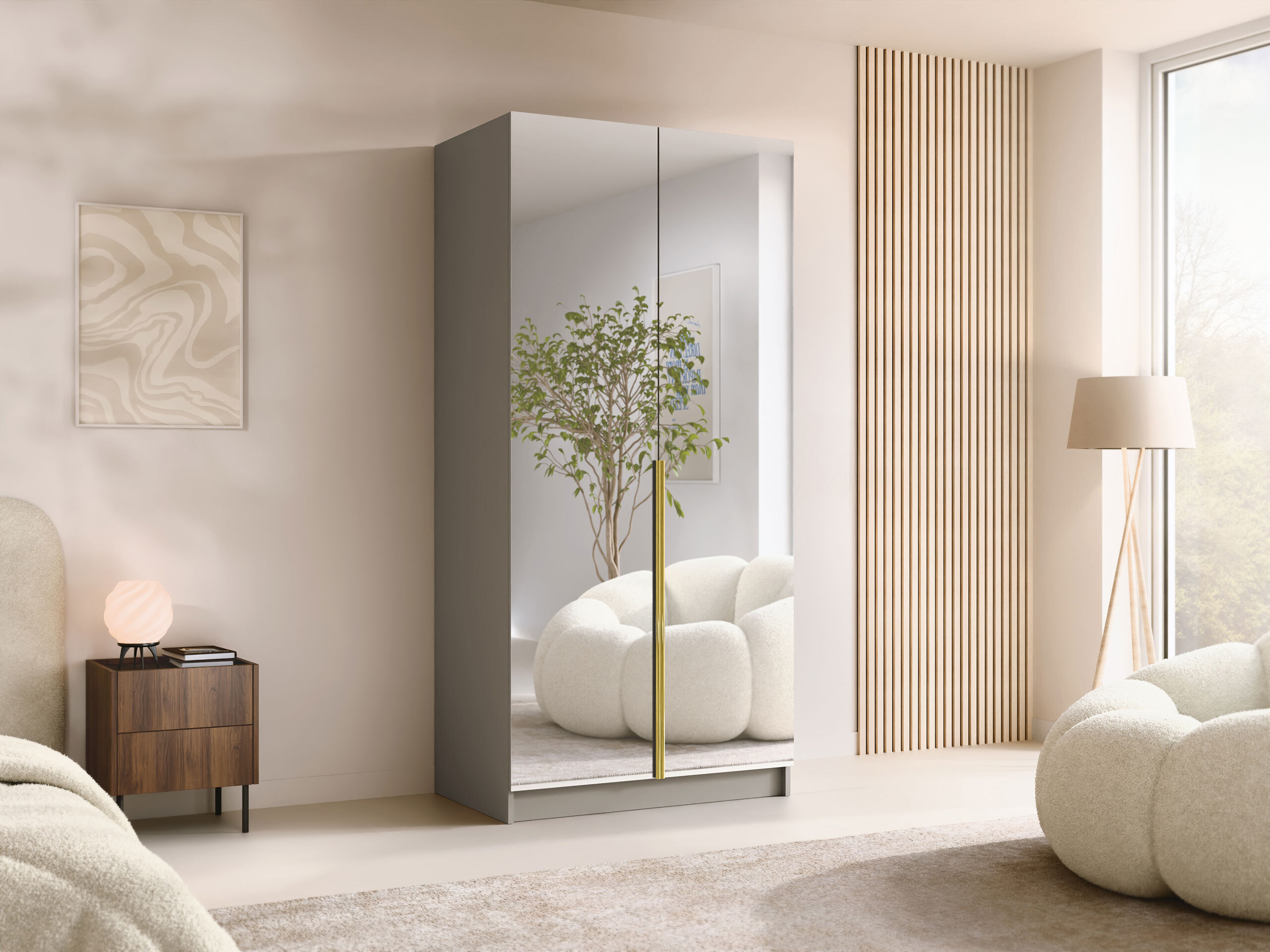 Wardrobe Closico Staton III (Cashmere)