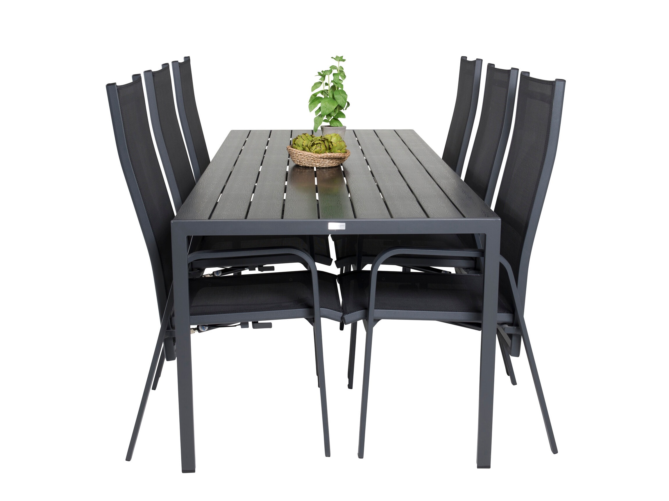 Table and chairs set Dallas 5295 (Black)