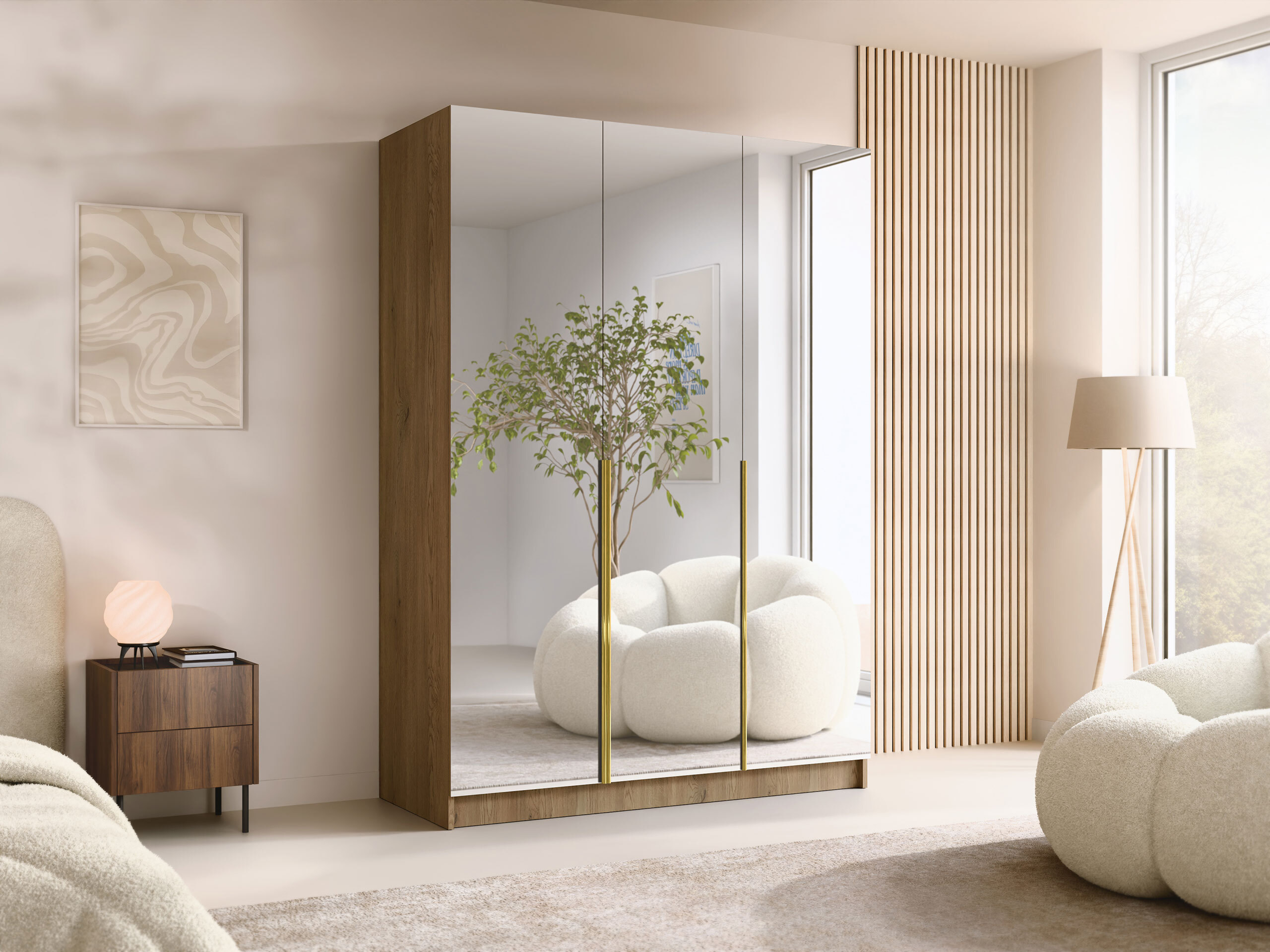 Wardrobe Closico Decoron III (Cremona oak)