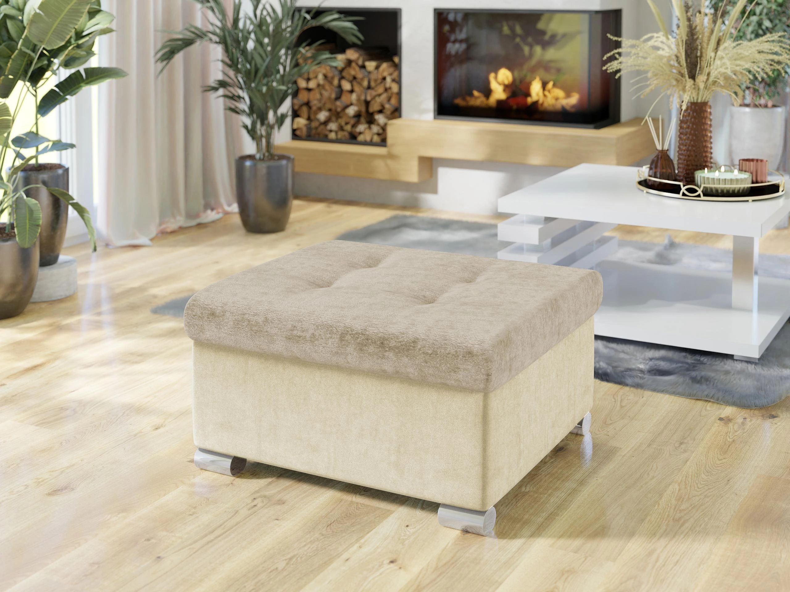 Ottoman Comfivo Gemma (Magic Velvet 2250 + Miu 2041)
