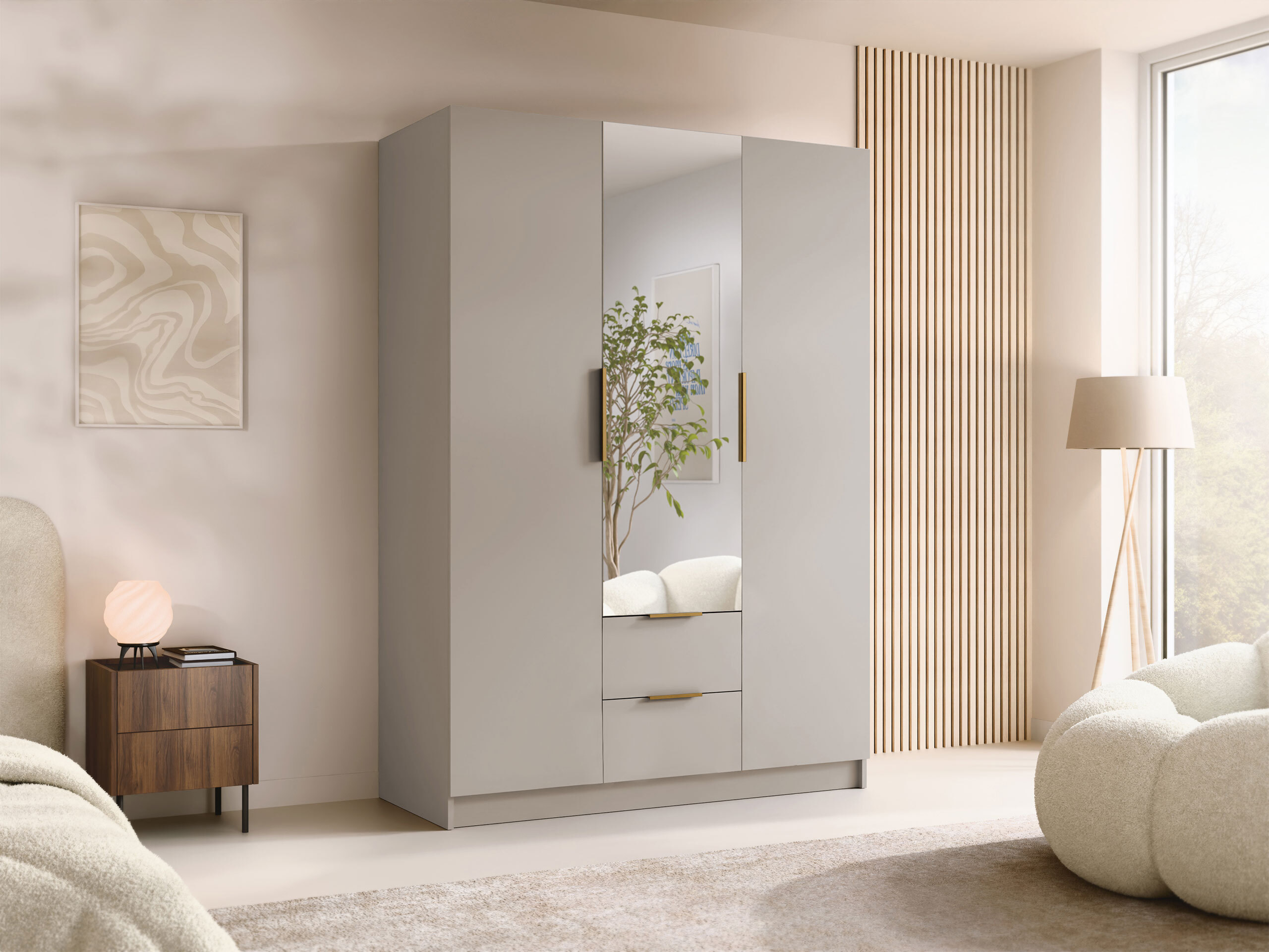 Wardrobe Closico Calvron II (Cashmere)