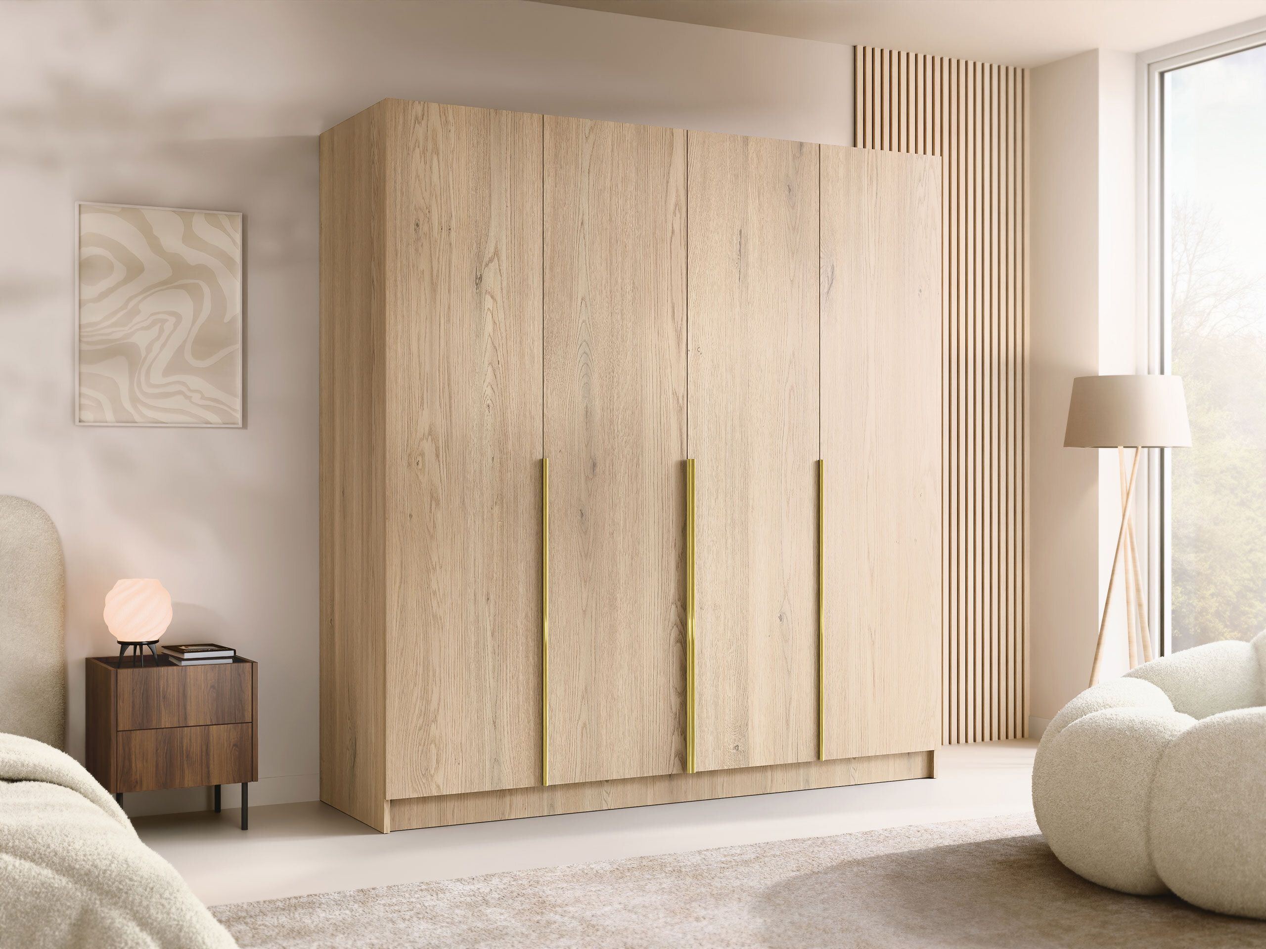 Wardrobe Closico Navor I (Cremona oak)