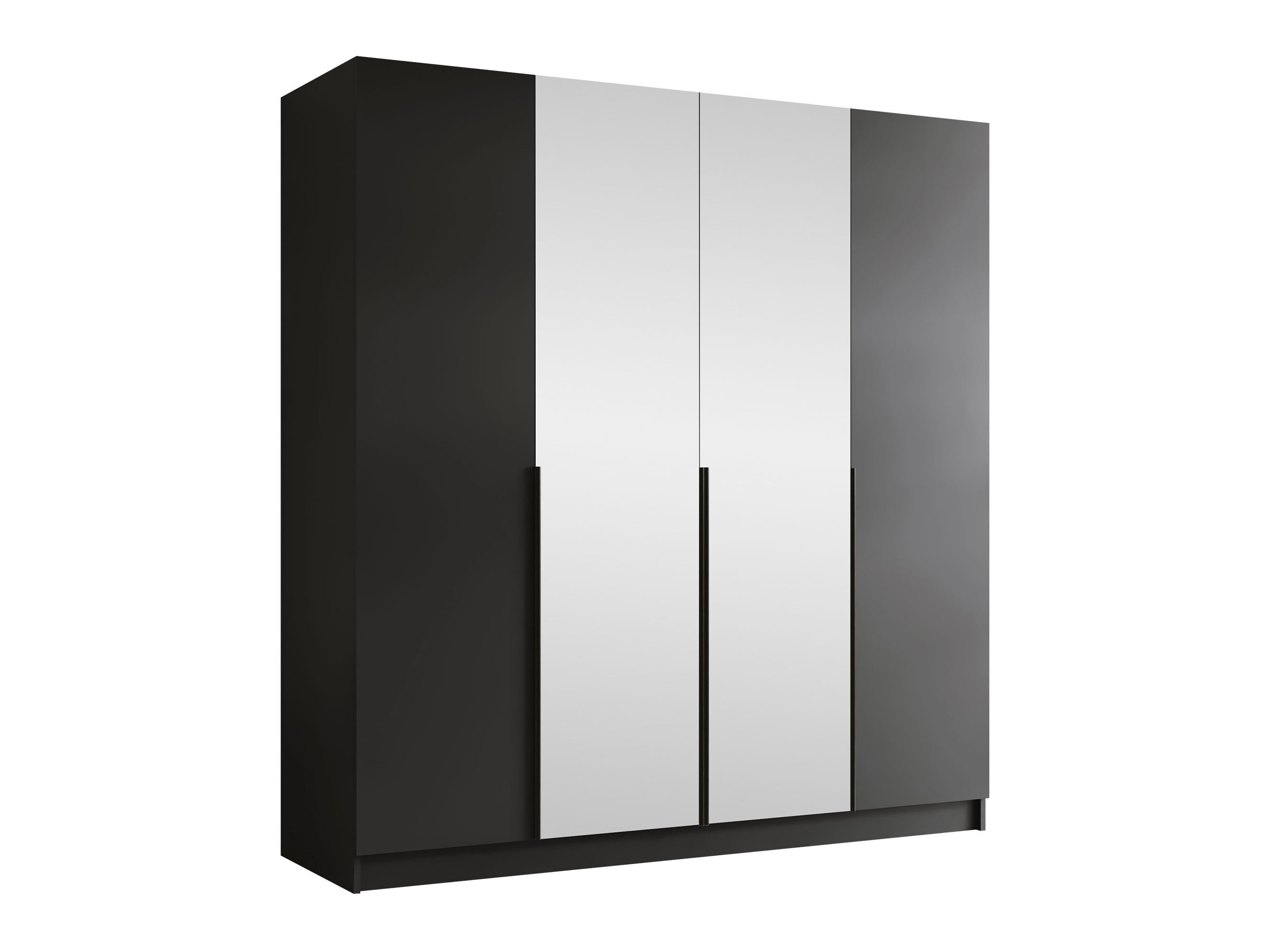 Wardrobe Closico Navor II (Black)